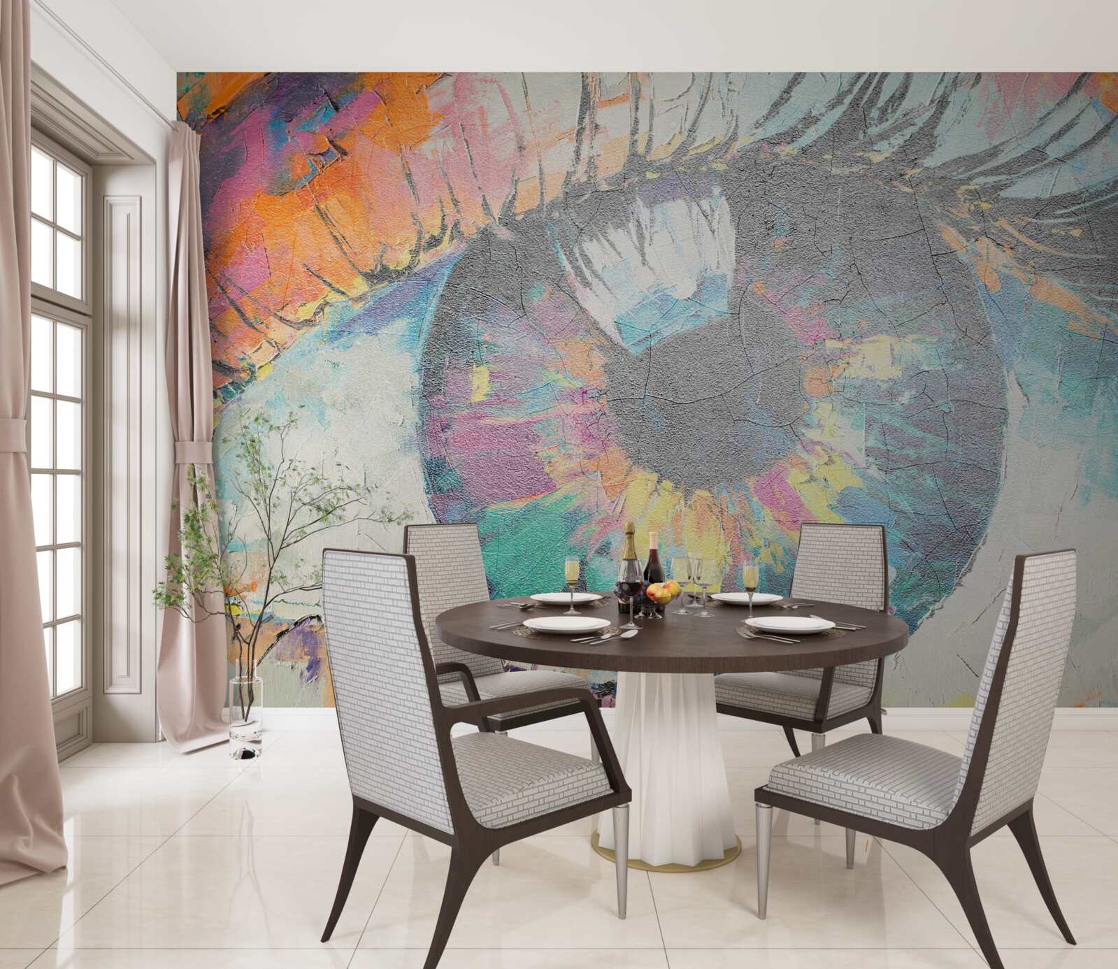 Fototapeta detail očnej zrenice