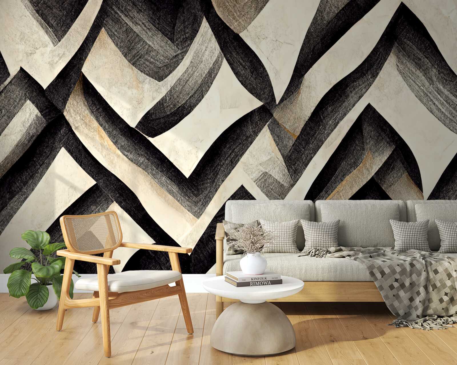 Fototapeta čierne hory zahalené v hmle