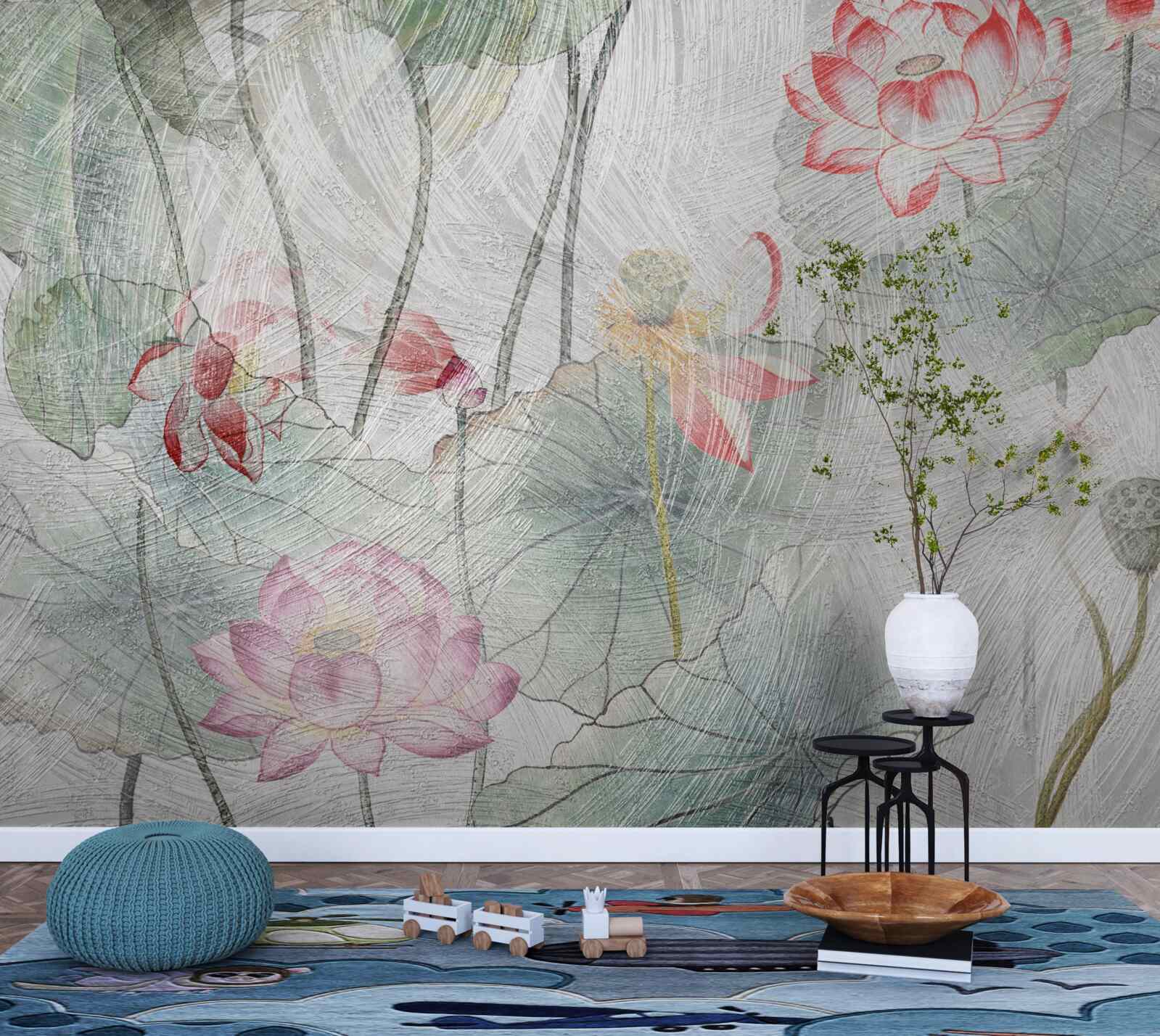 Fototapeta makové kvety maľované akvarelom