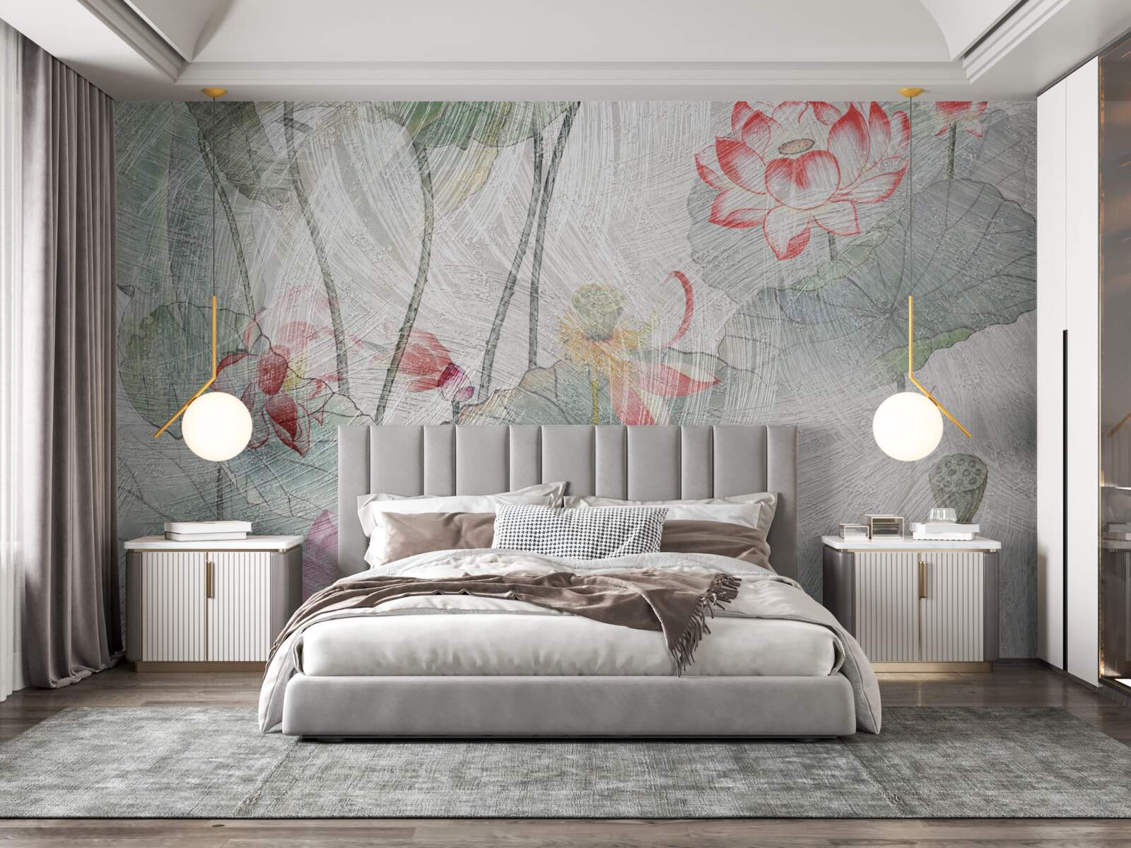 Fototapeta makové kvety maľované akvarelom