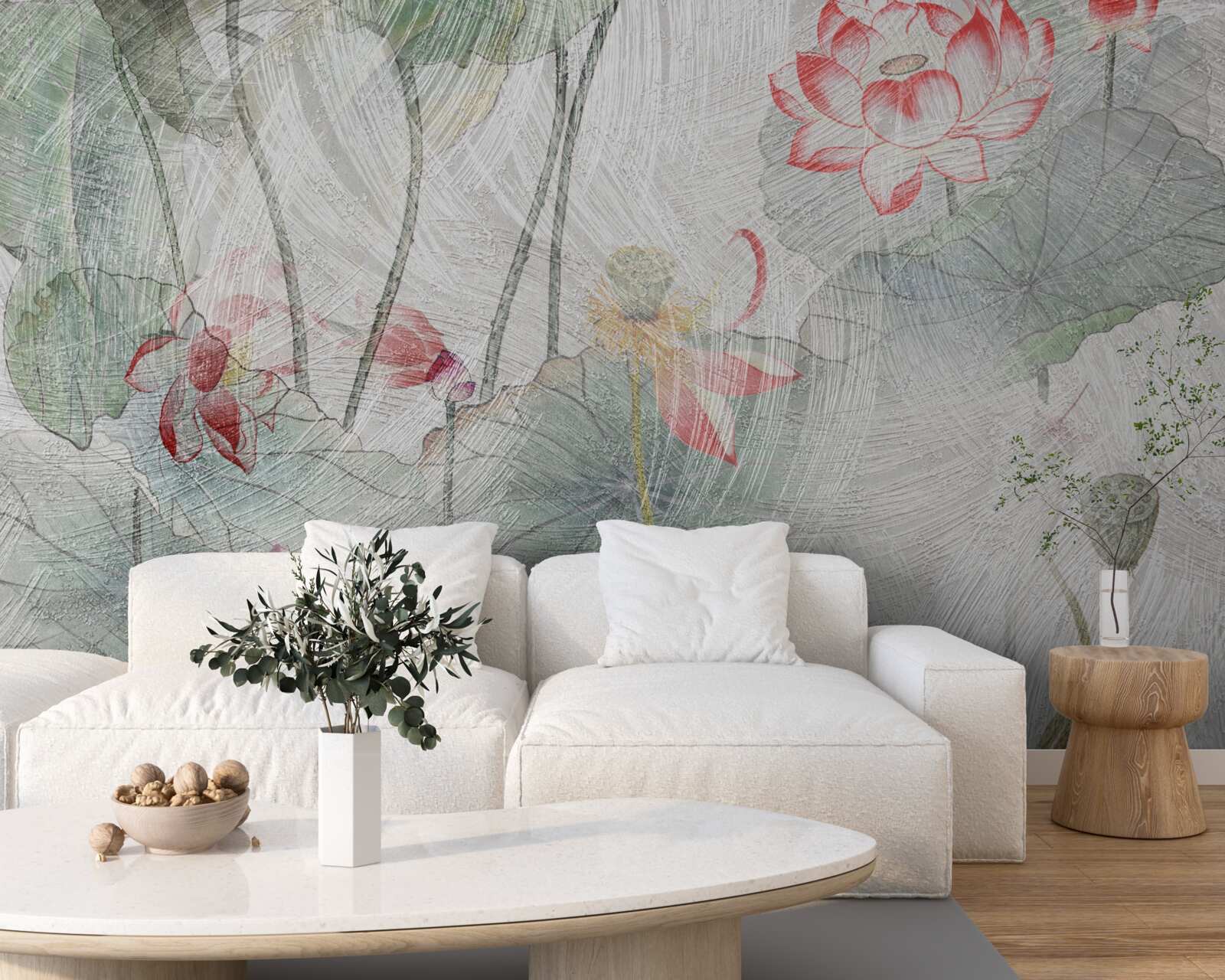 Fototapeta makové kvety maľované akvarelom