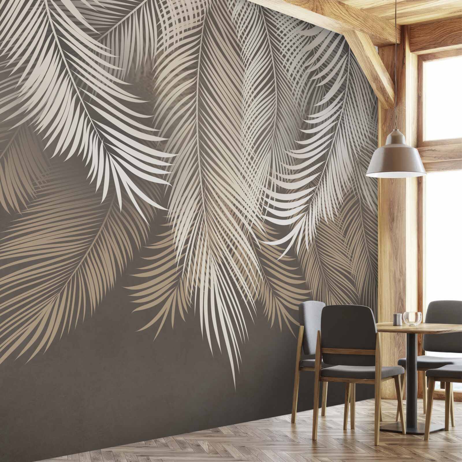 Fototapeta listy paprade, predĺžené