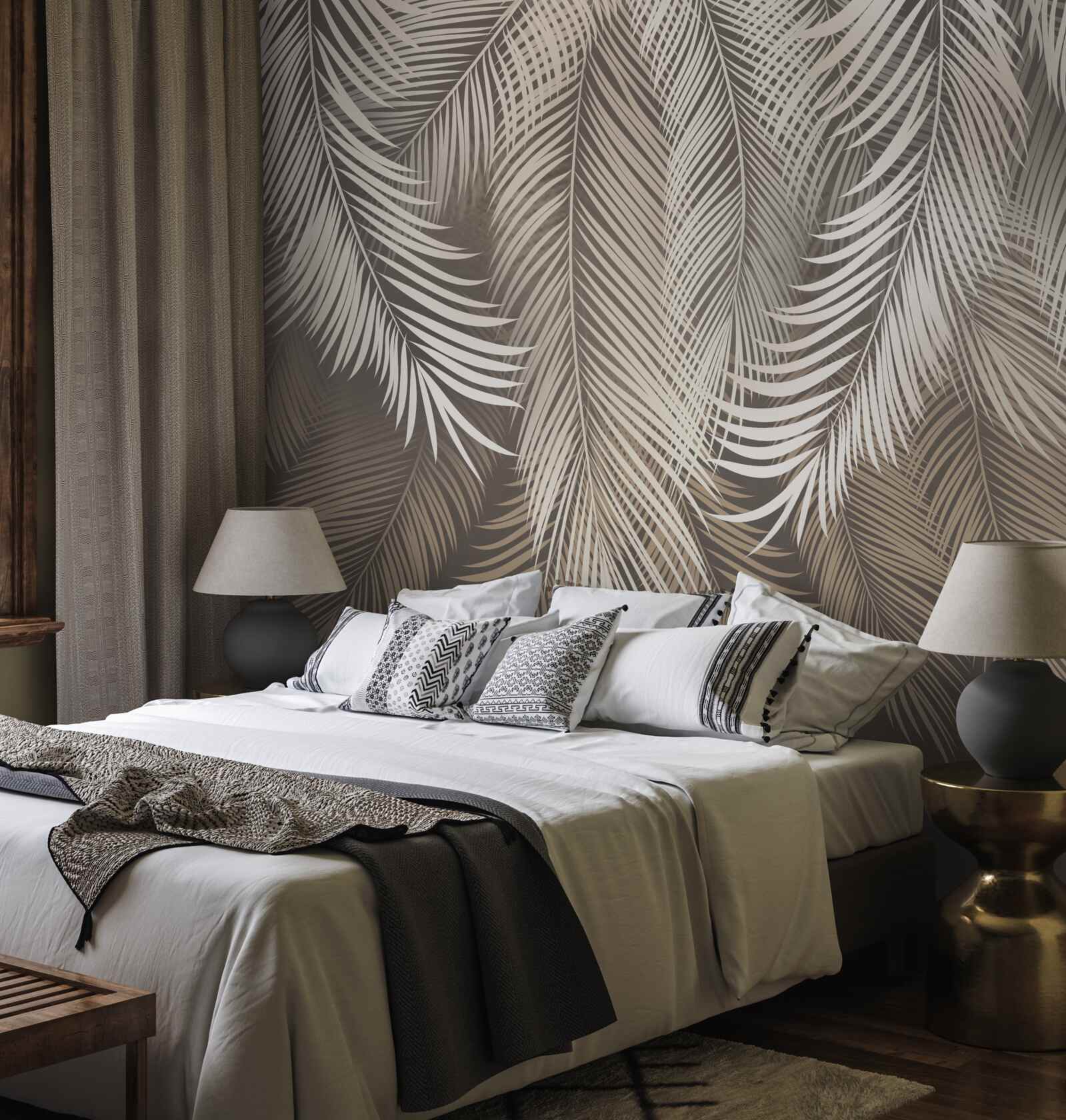 Fototapeta listy paprade, predĺžené