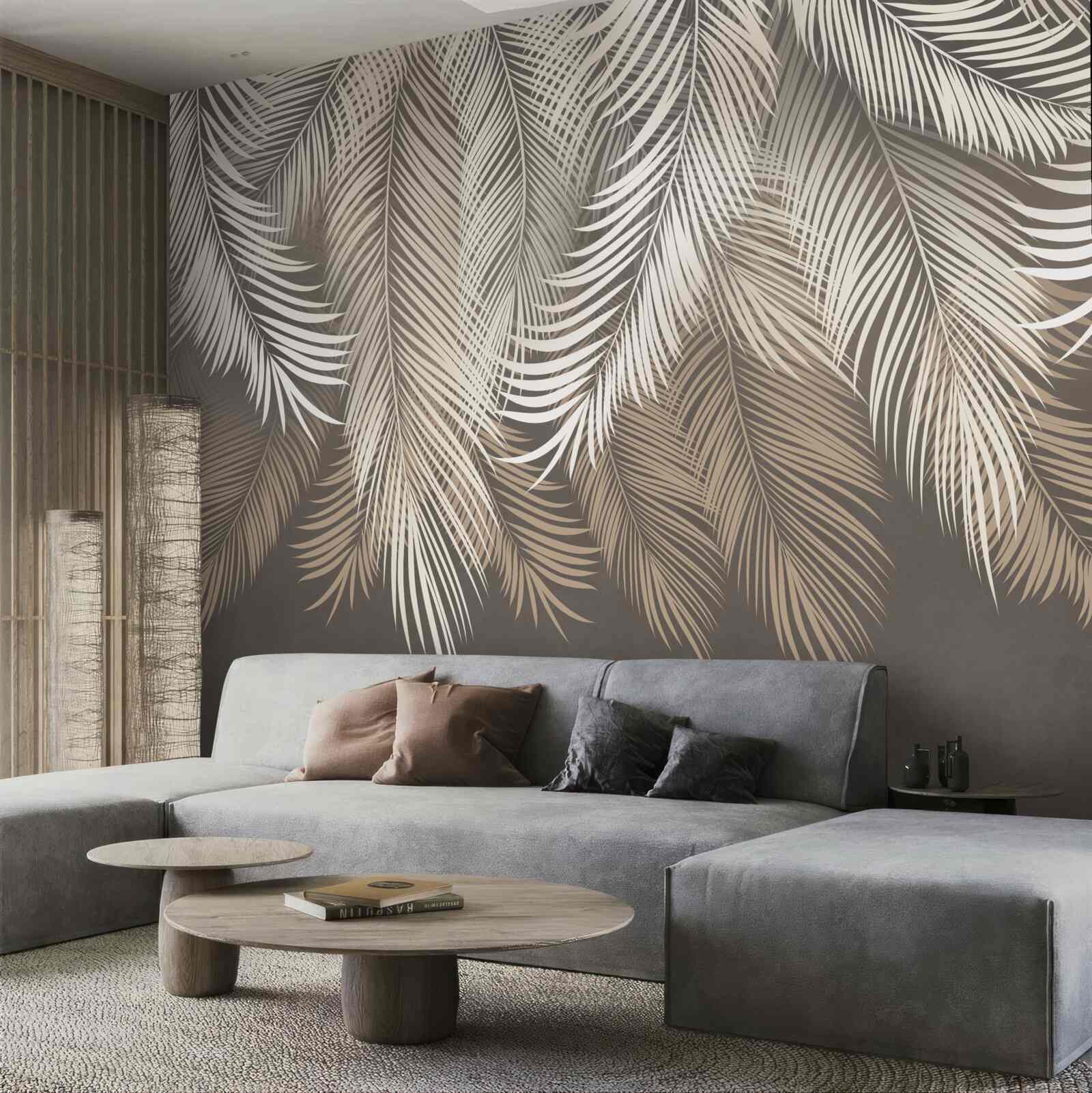 Fototapeta listy paprade, predĺžené