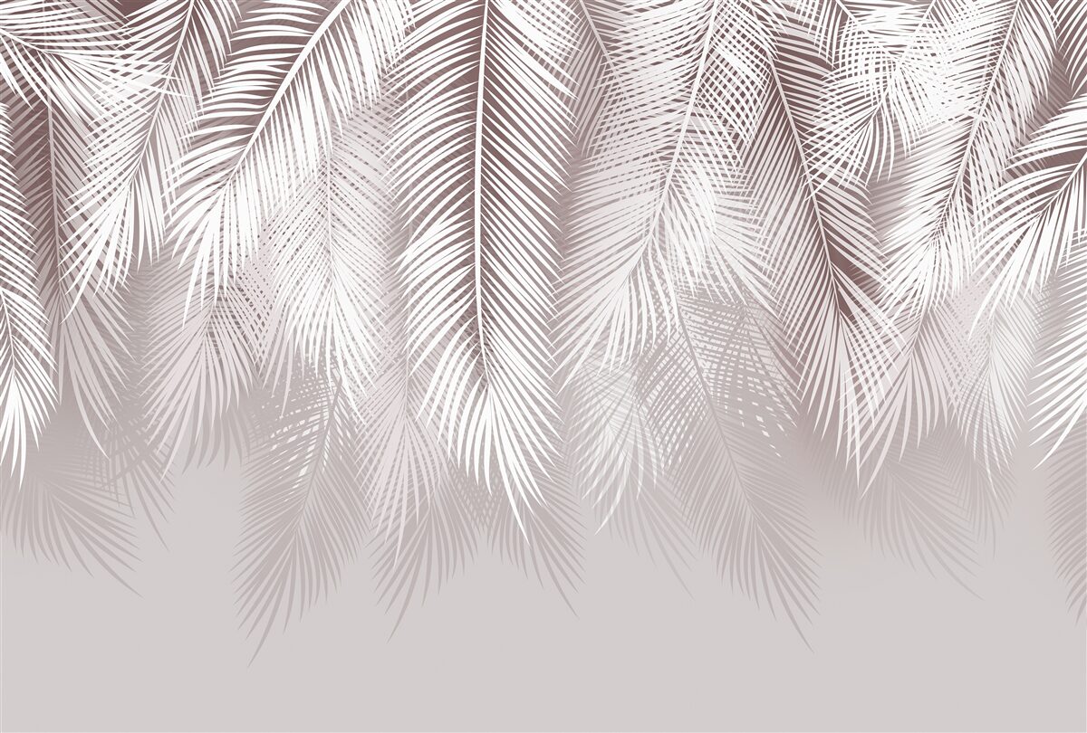 Fototapeta Snehobiele perie pomaly padá