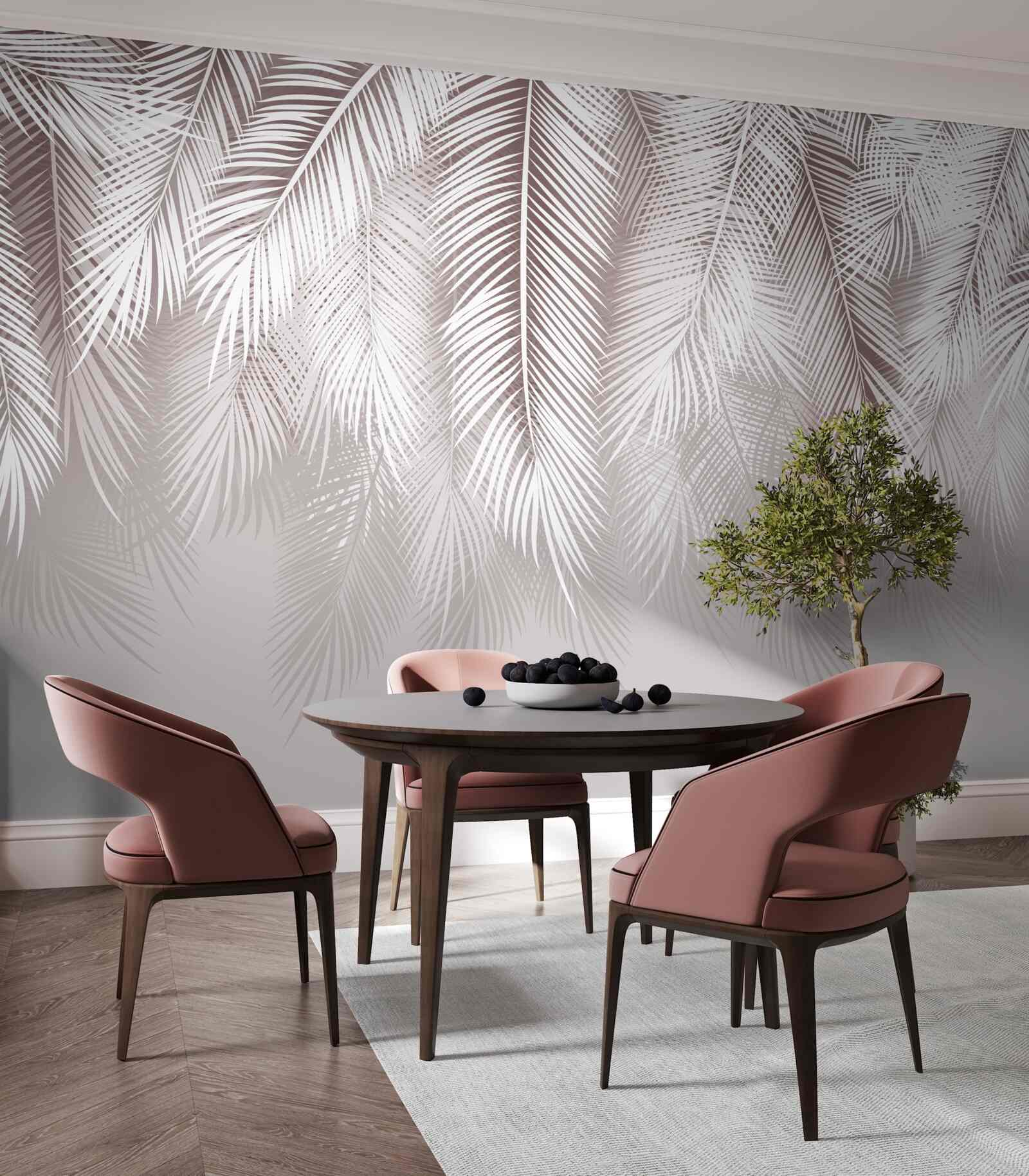 Fototapeta Snehobiele perie pomaly padá