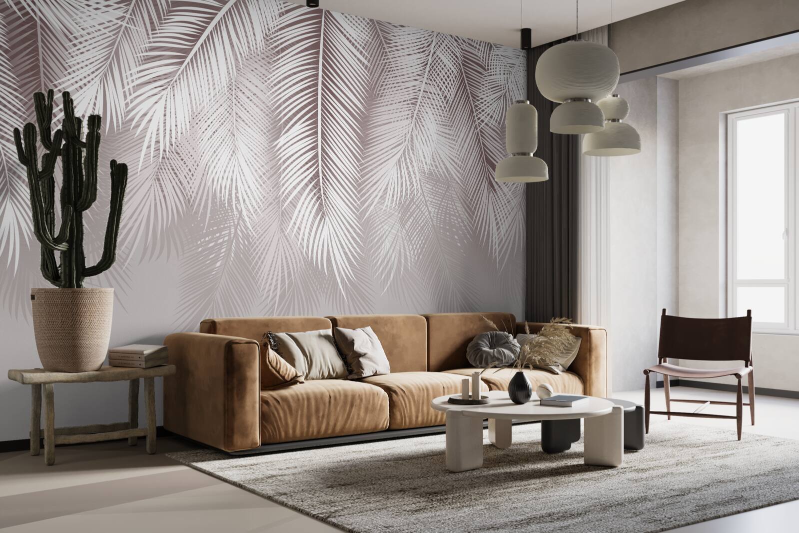 Fototapeta Snehobiele perie pomaly padá