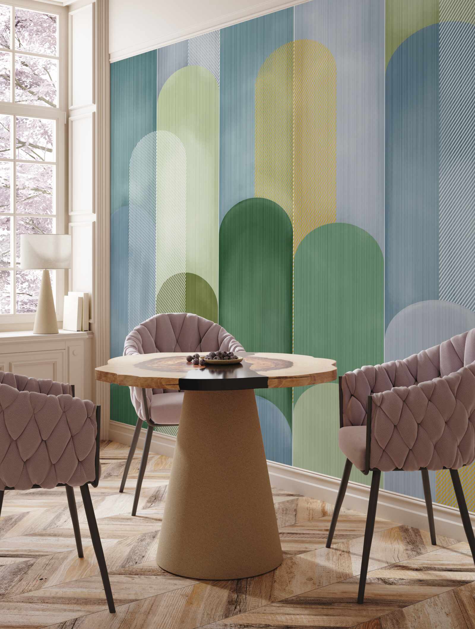 Fototapeta abstraktné vertikálne čiary