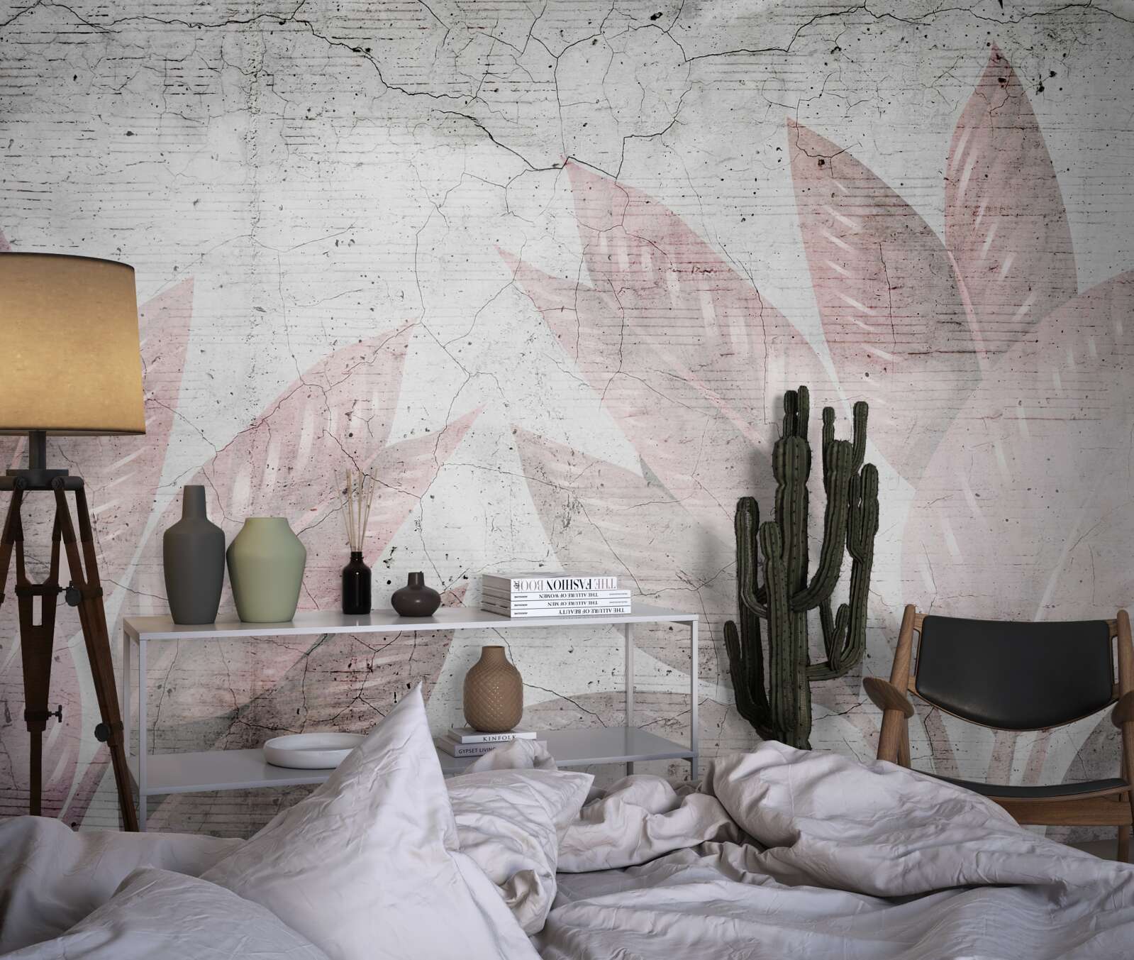 Fototapeta akvarelová papraď