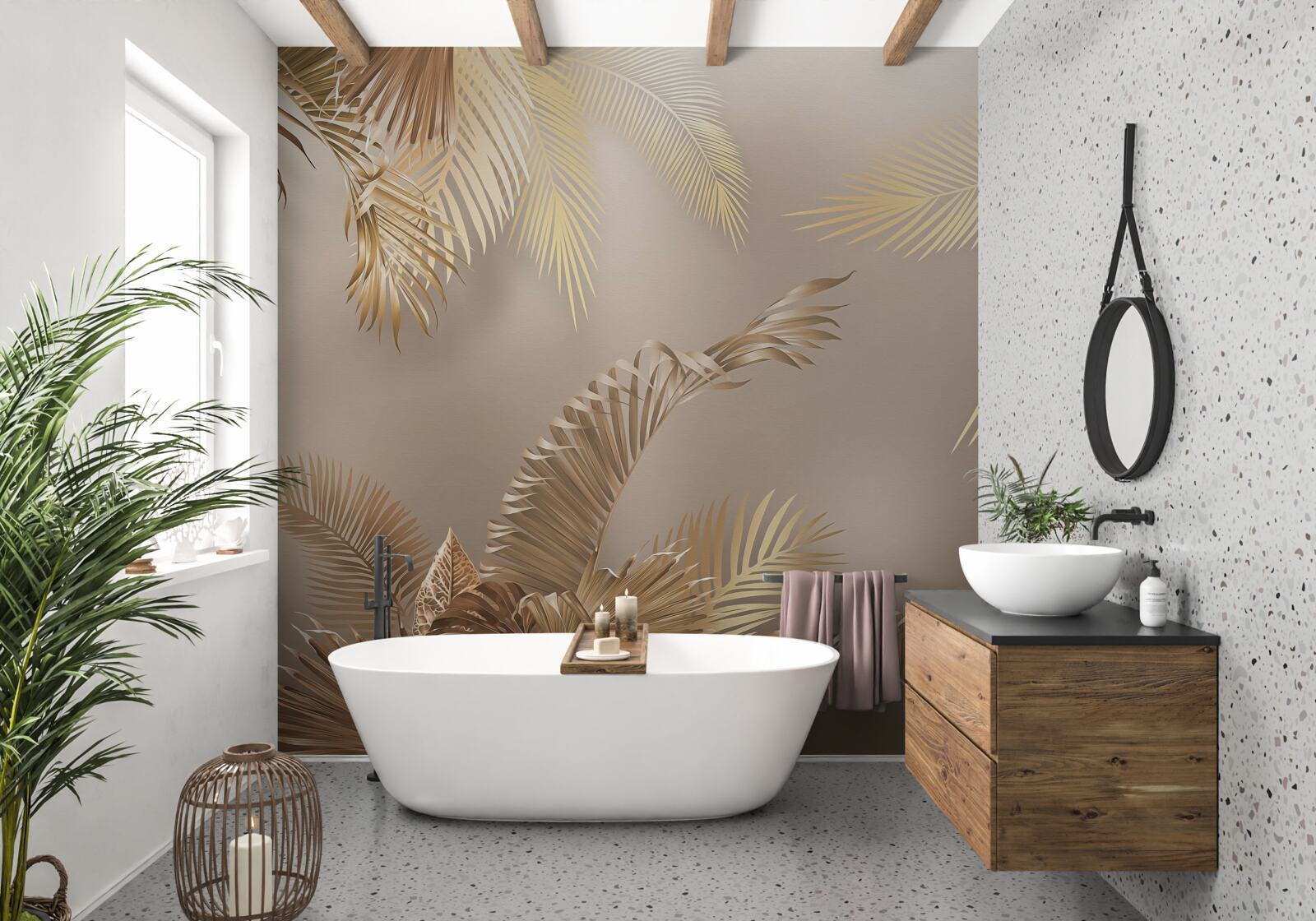 Fototapeta objemné listy paprade