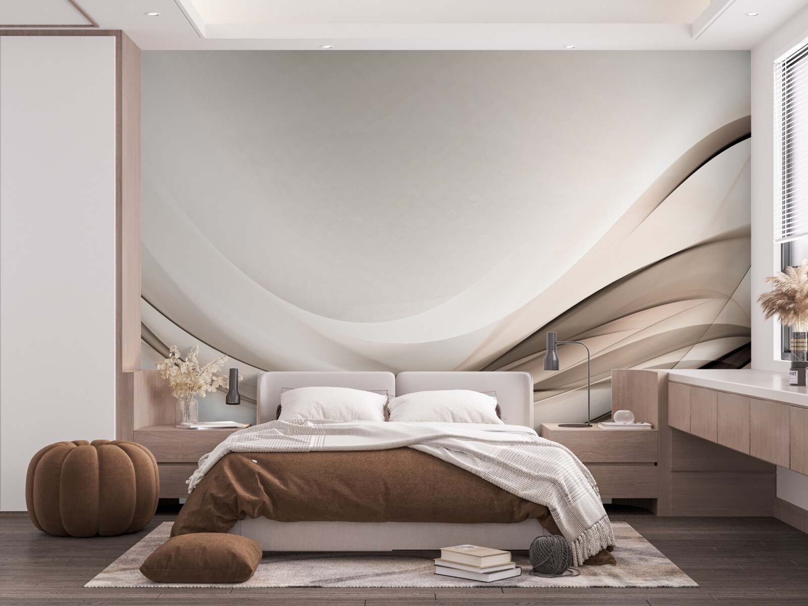 Fototapeta hladké krivky hodvábu