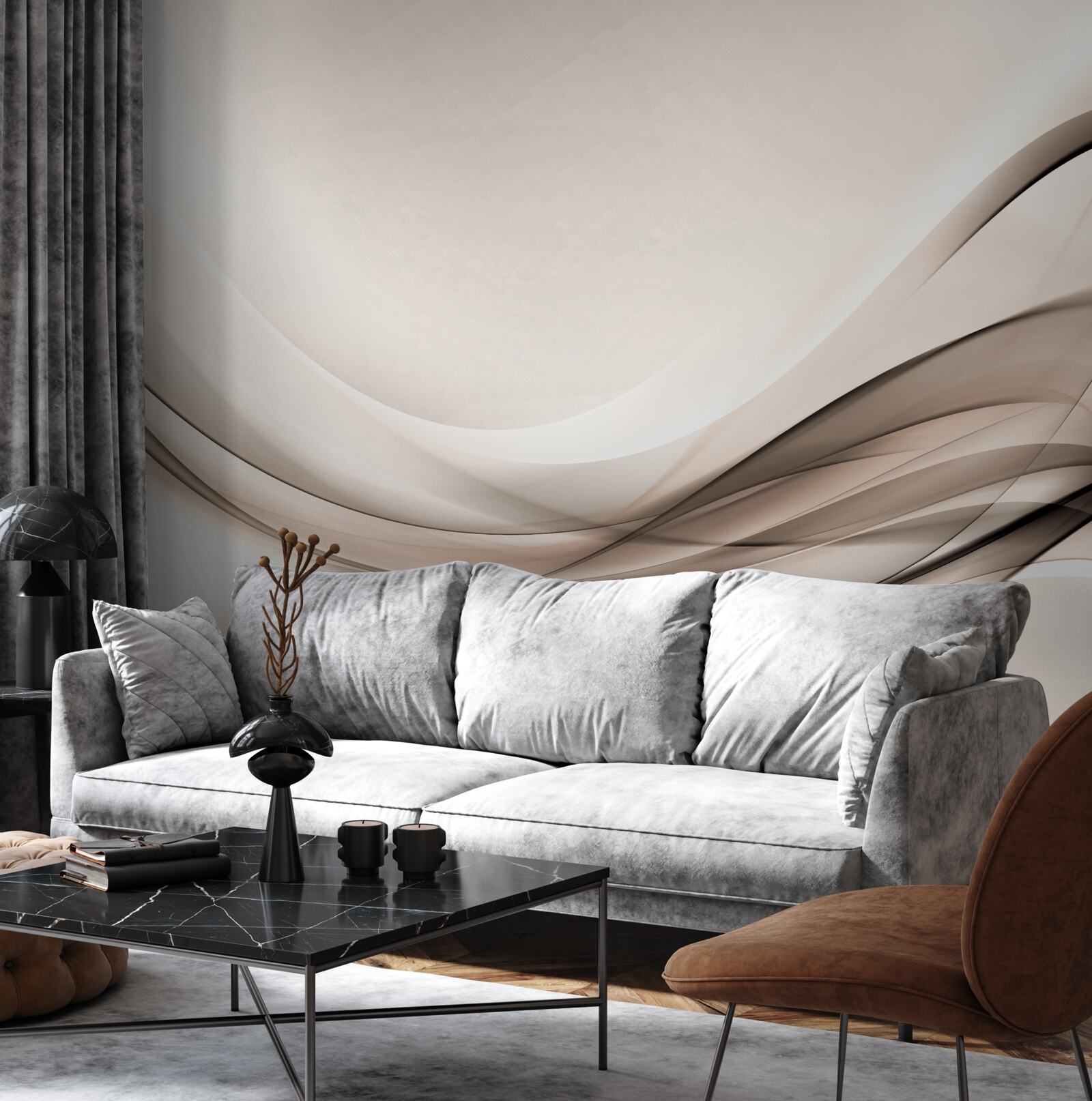 Fototapeta hladké krivky hodvábu