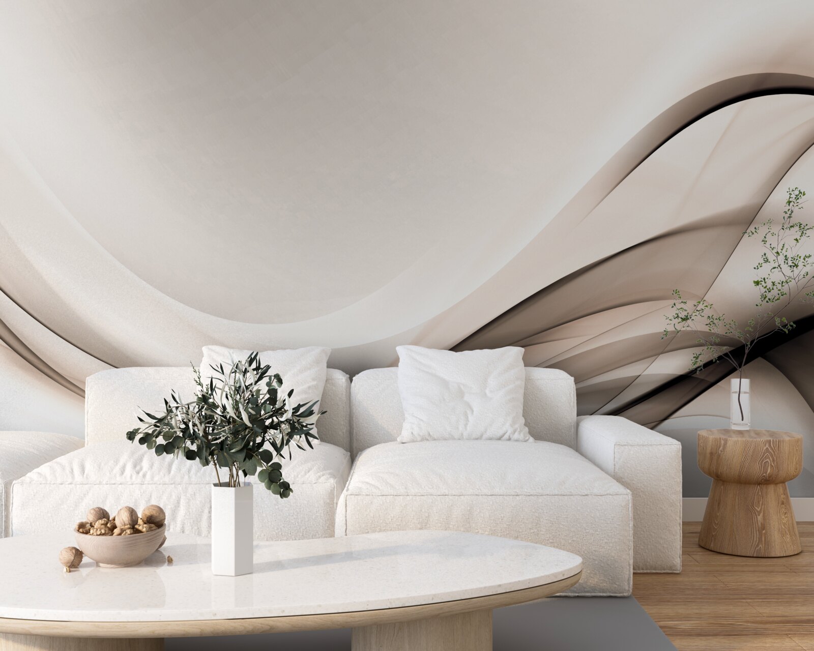 Fototapeta hladké krivky hodvábu