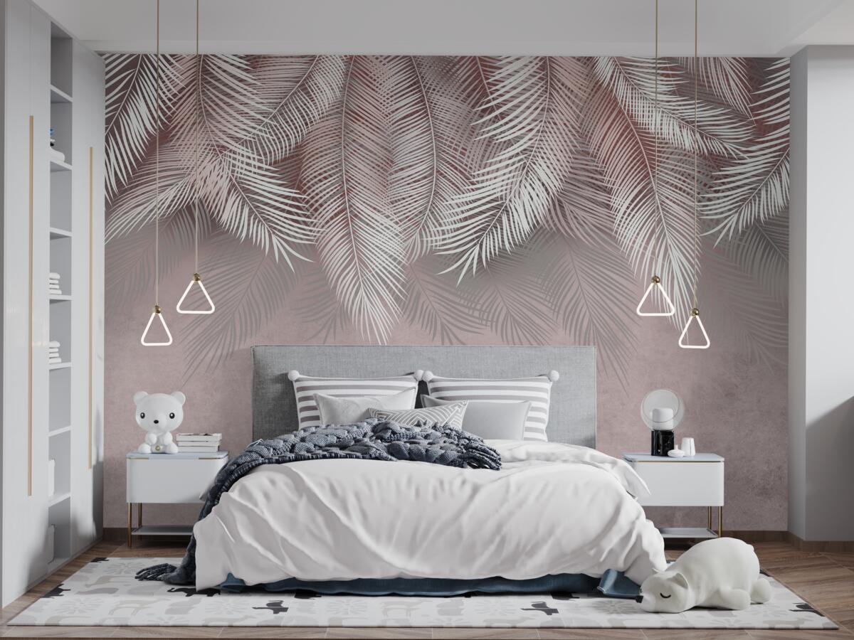 Fototapeta dolu visia svetlé paprade