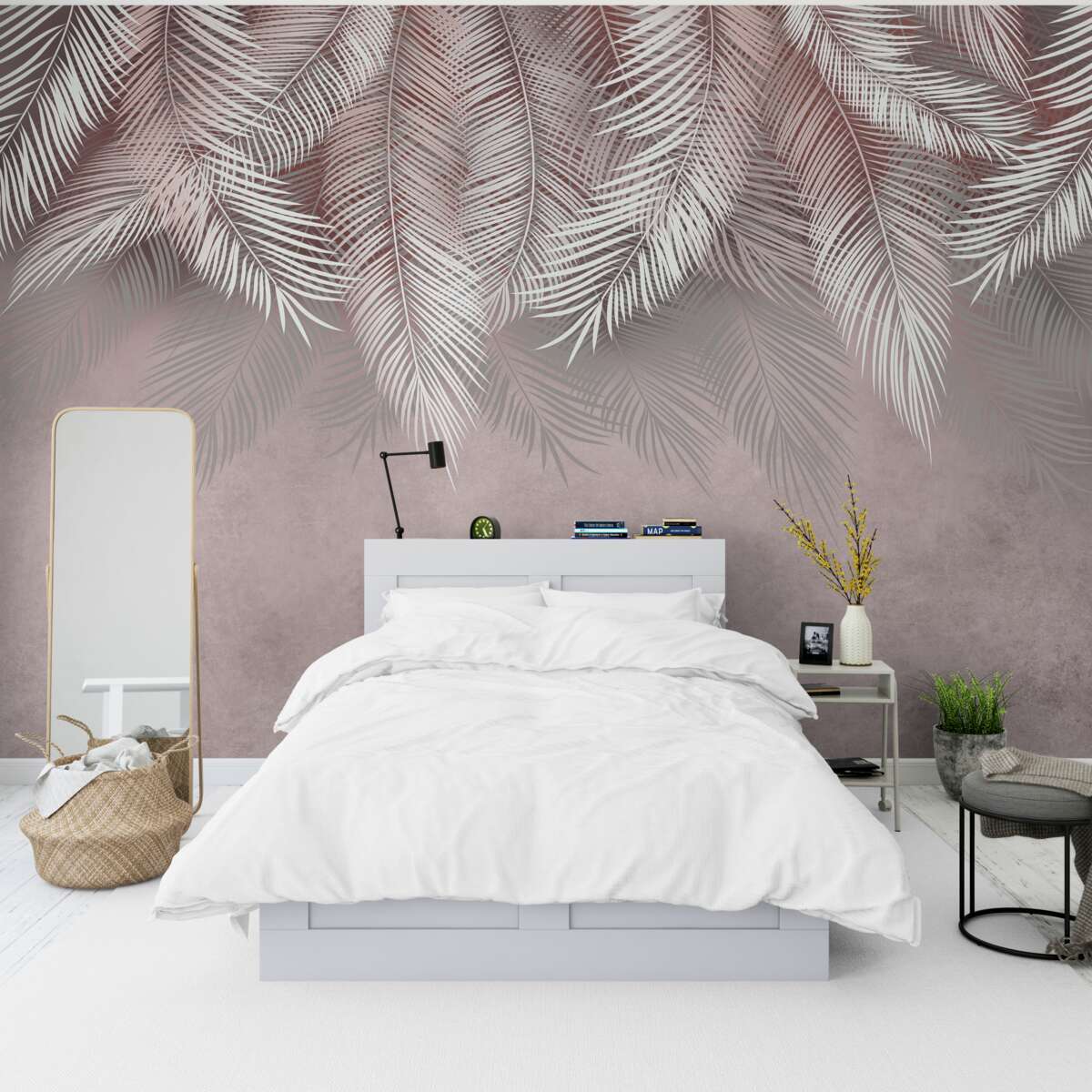 Fototapeta dolu visia svetlé paprade