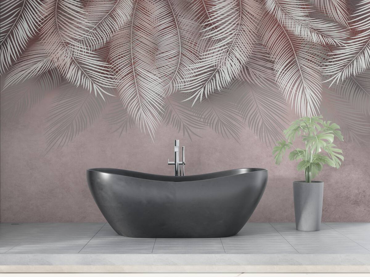 Fototapeta dolu visia svetlé paprade