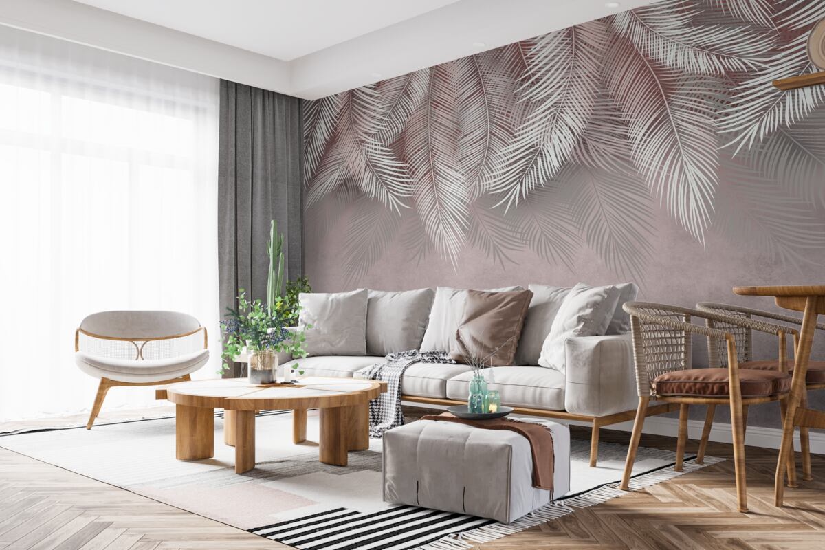 Fototapeta dolu visia svetlé paprade