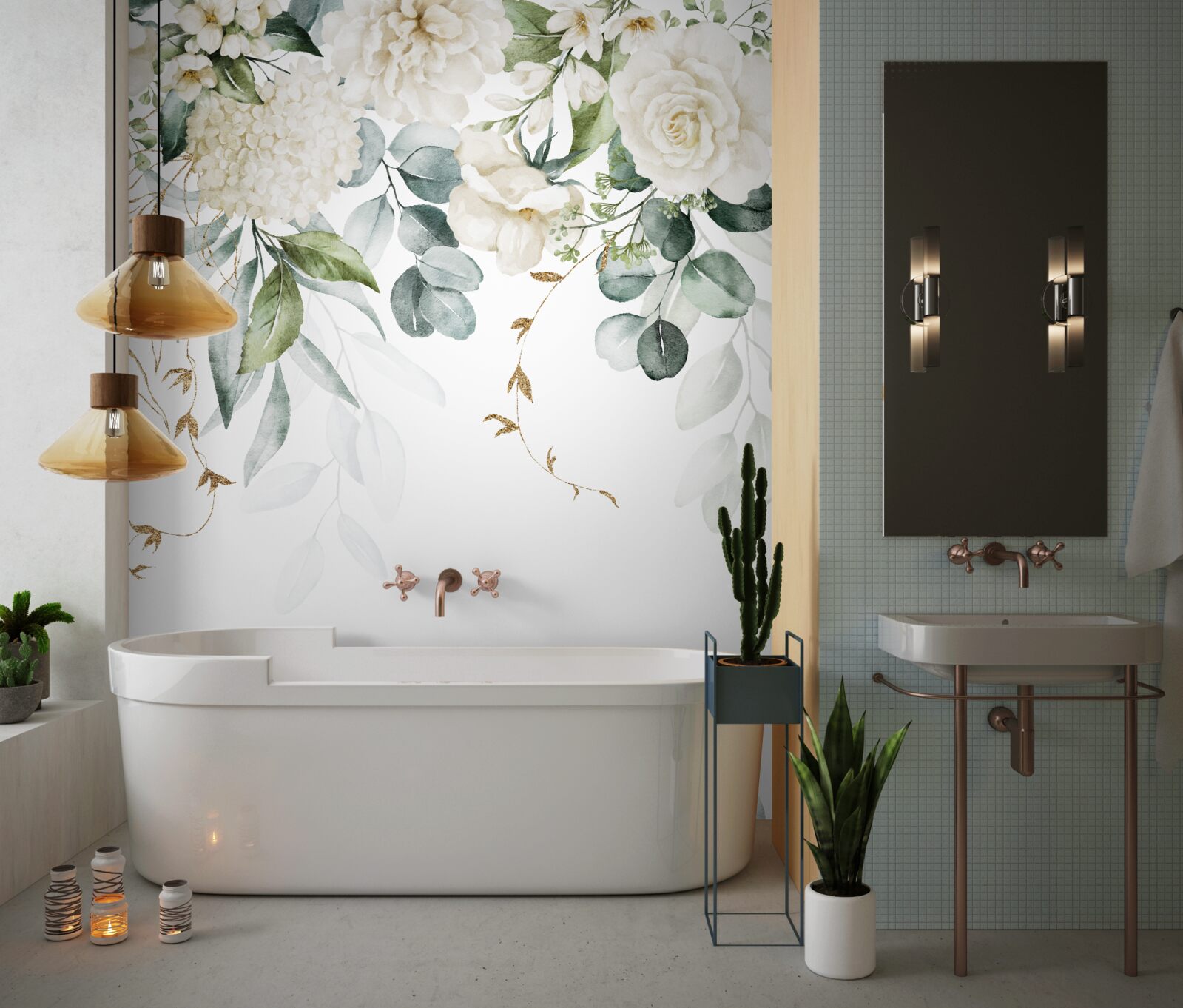 Fototapeta svetlo ružové a svetlo fialové