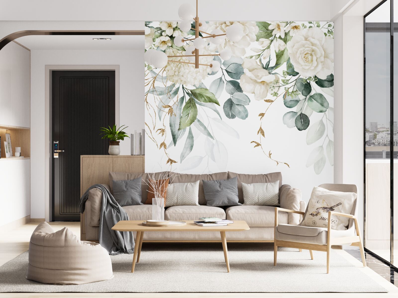 Fototapeta svetlo ružové a svetlo fialové