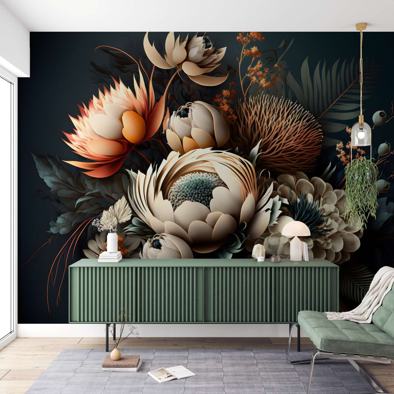 Fototapeta kytica jesenných kvetov