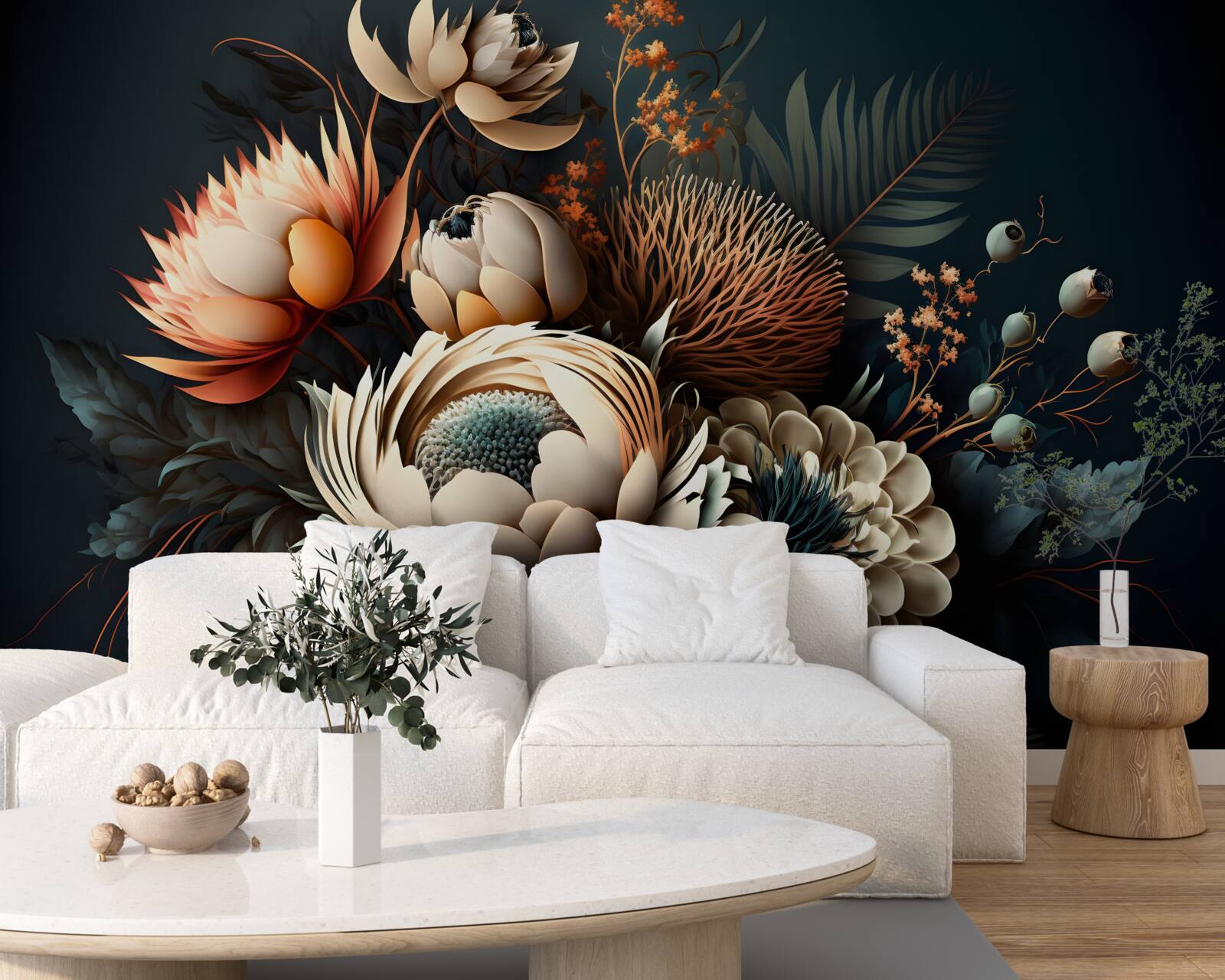 Fototapeta kytica jesenných kvetov