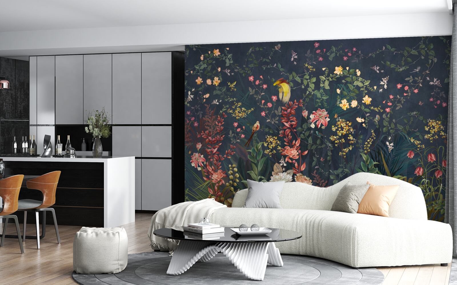 Fototapeta svetlé nočné kvety