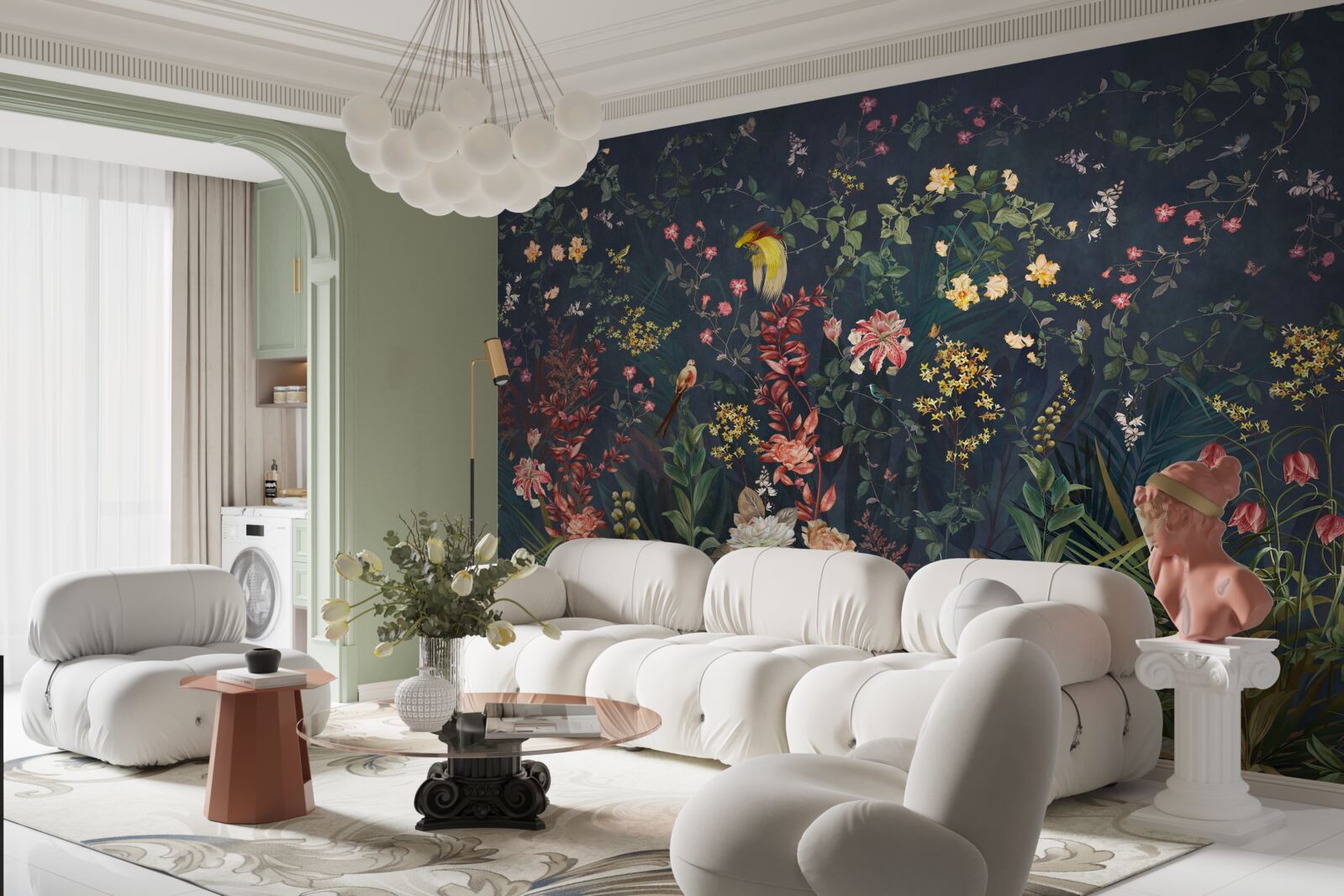 Fototapeta svetlé nočné kvety