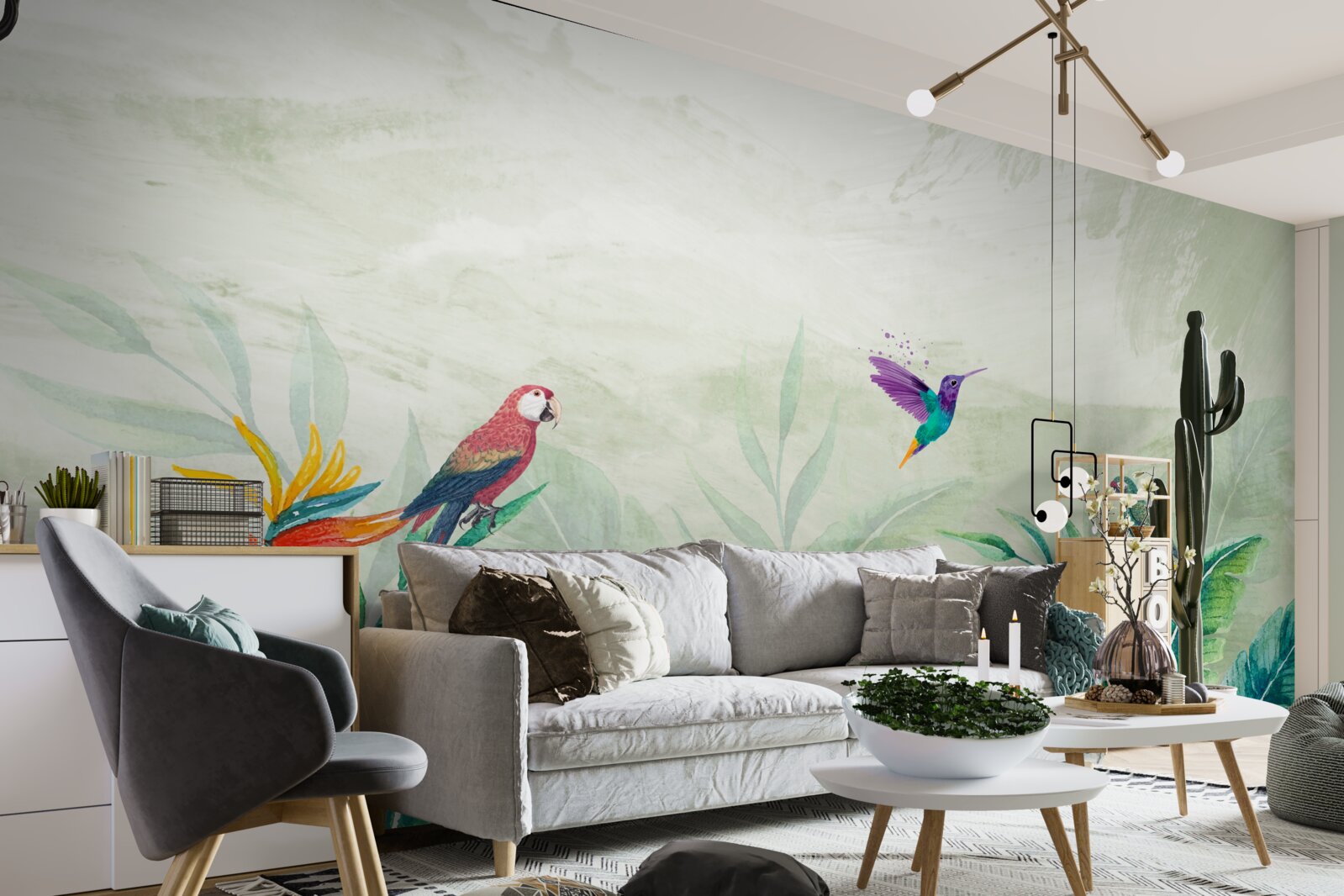 Fototapeta vtáky sú šťastné ráno