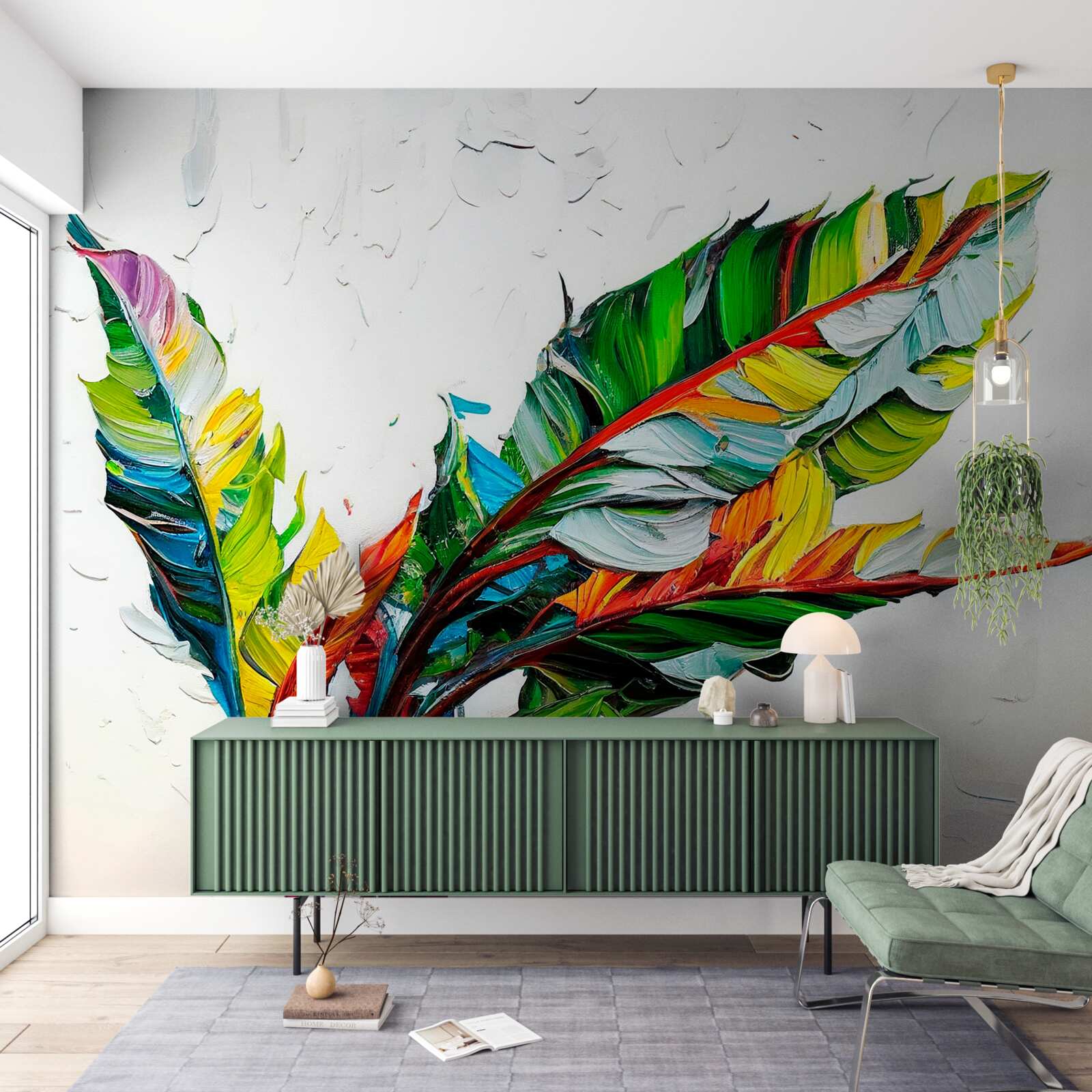 Fototapeta obliečky maľované v pestrých farbách