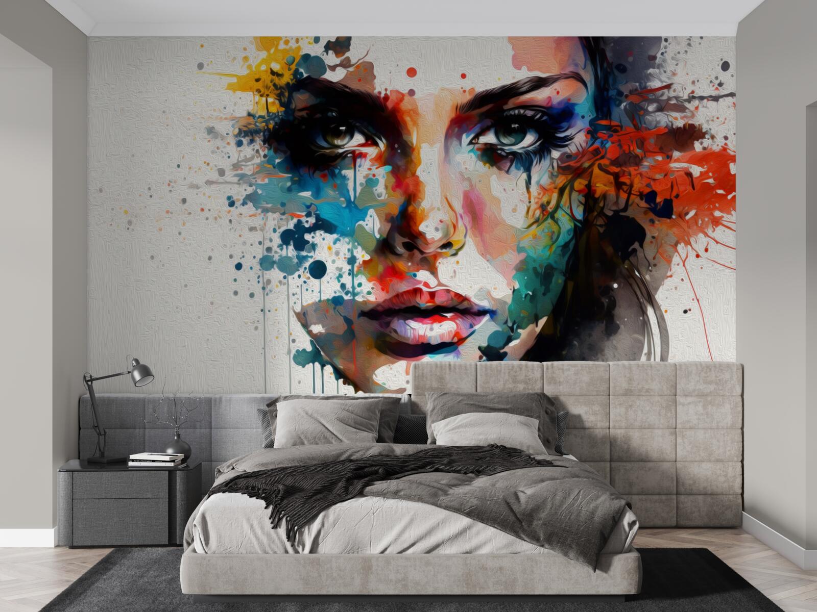 Fototapeta dievča v bohatých farbách