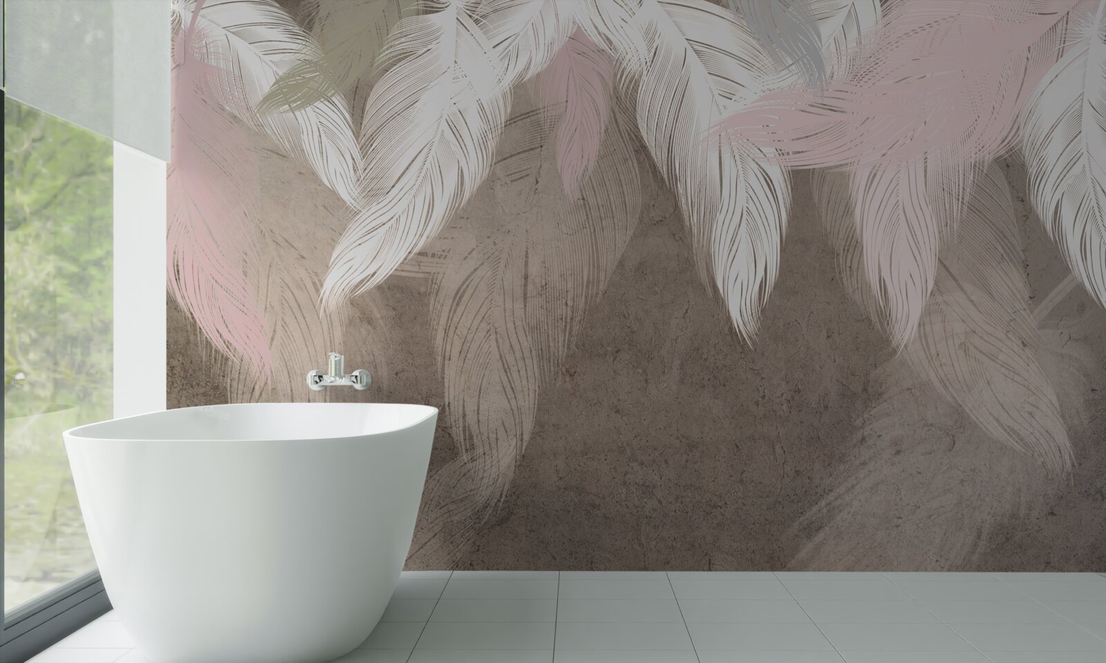 Fototapeta padá vzduchové perie