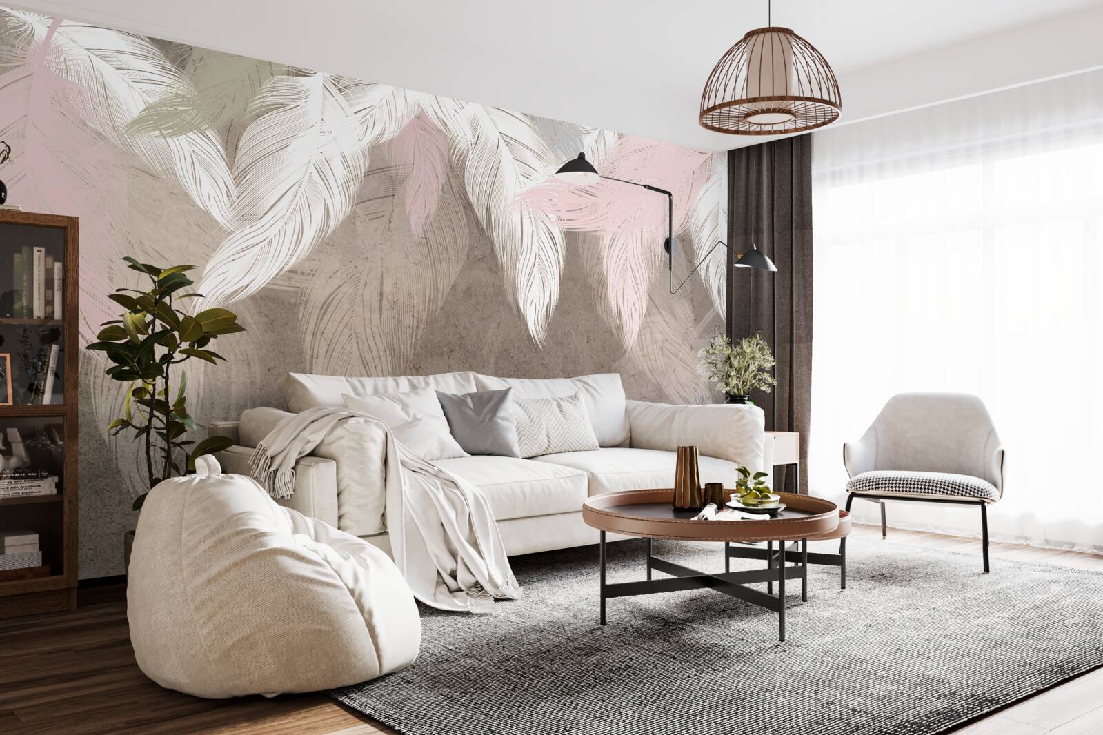 Fototapeta padá vzduchové perie