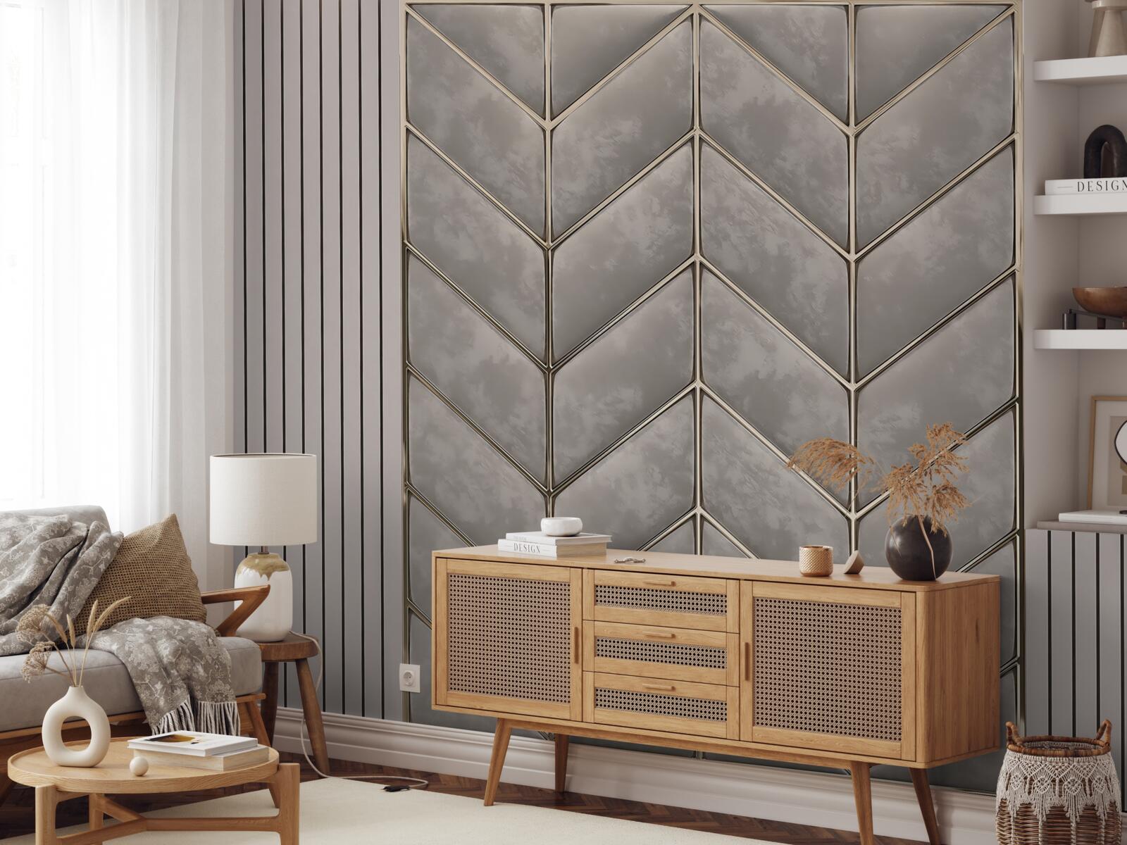 Fototapeta šedo-zlatá konzistencia