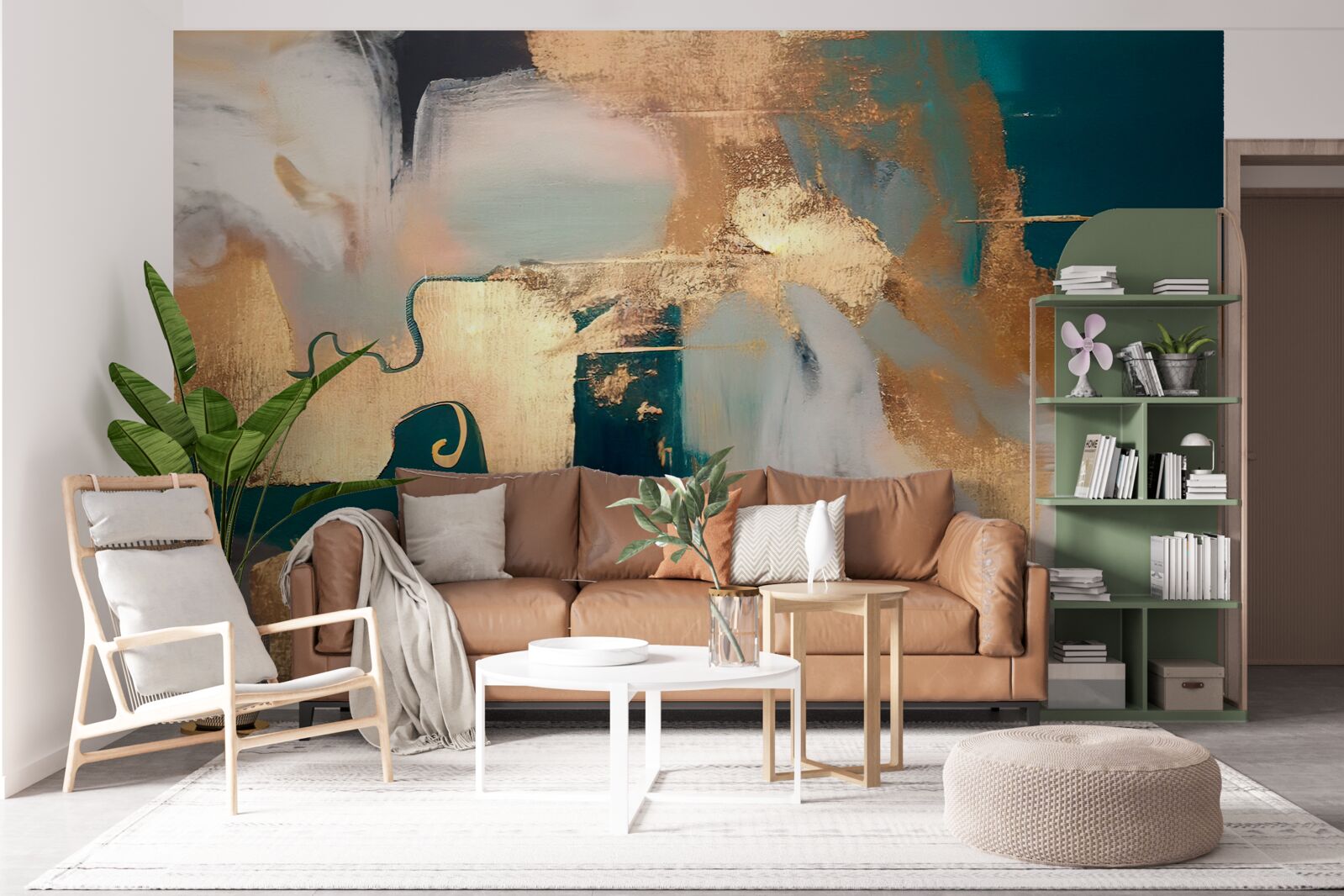 Fototapeta natretý zlatom na sivom mramore