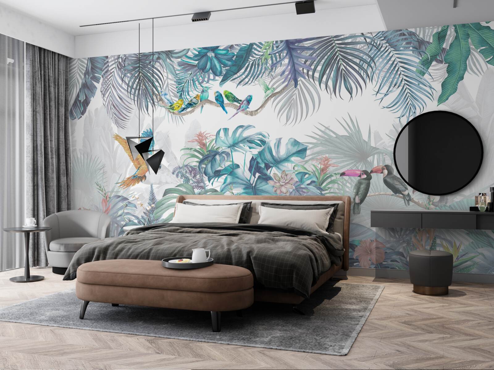 Fototapeta les počas lejaku