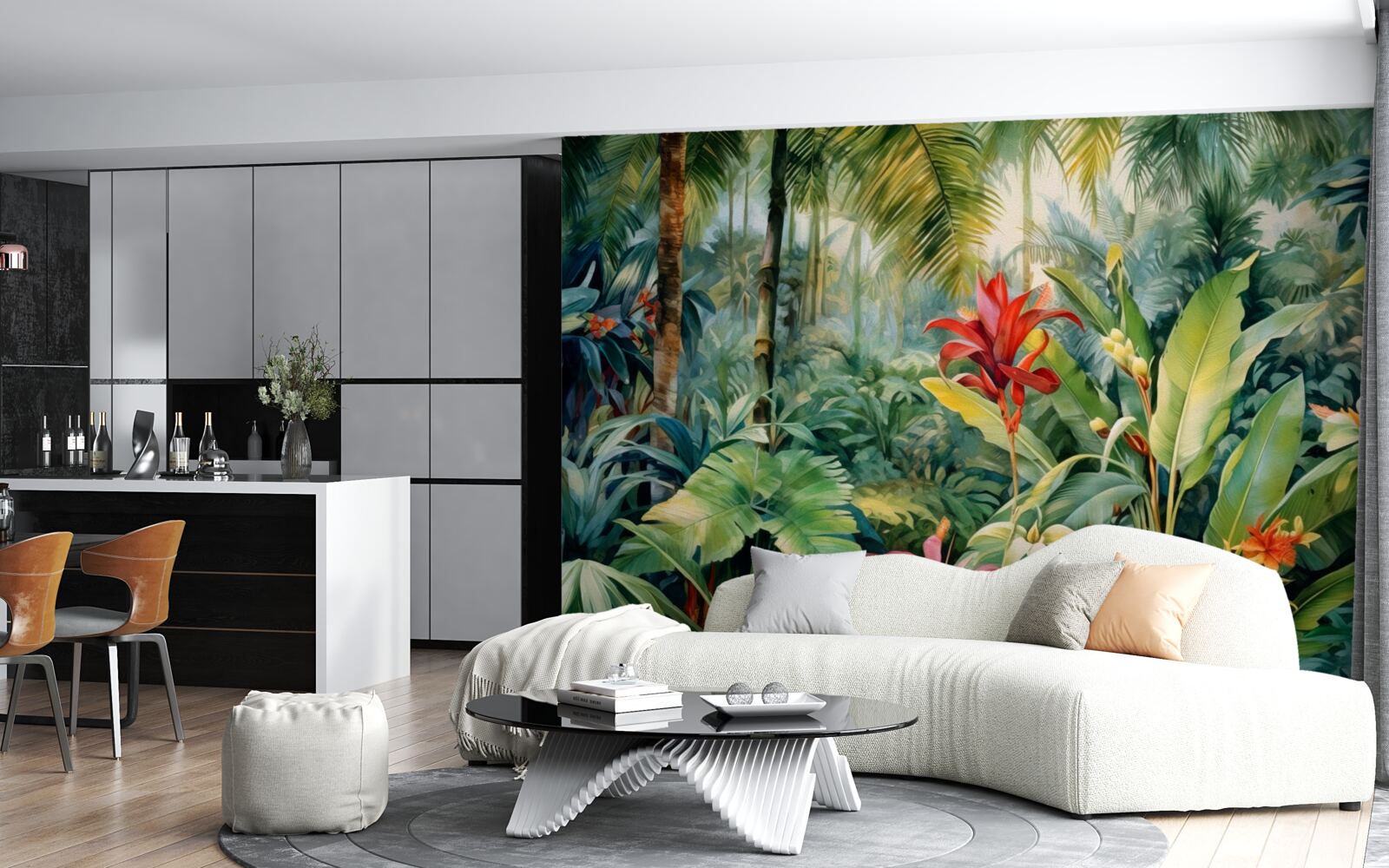 Fototapeta úžasná rozmanitosť tropickej flóry