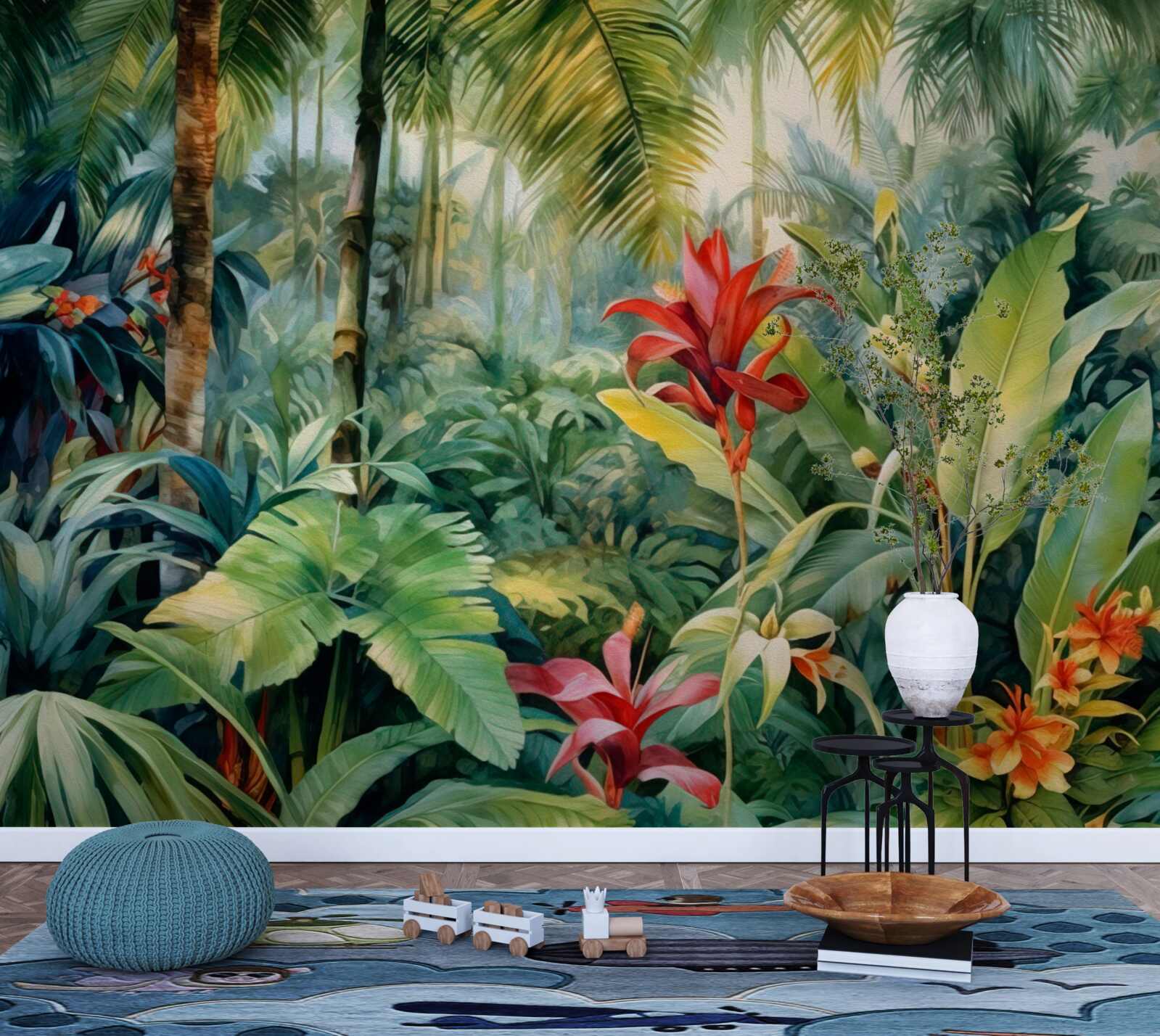 Fototapeta úžasná rozmanitosť tropickej flóry