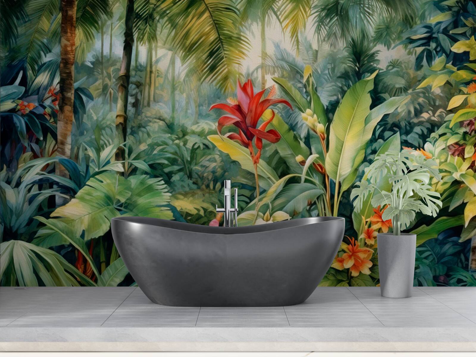 Fototapeta úžasná rozmanitosť tropickej flóry