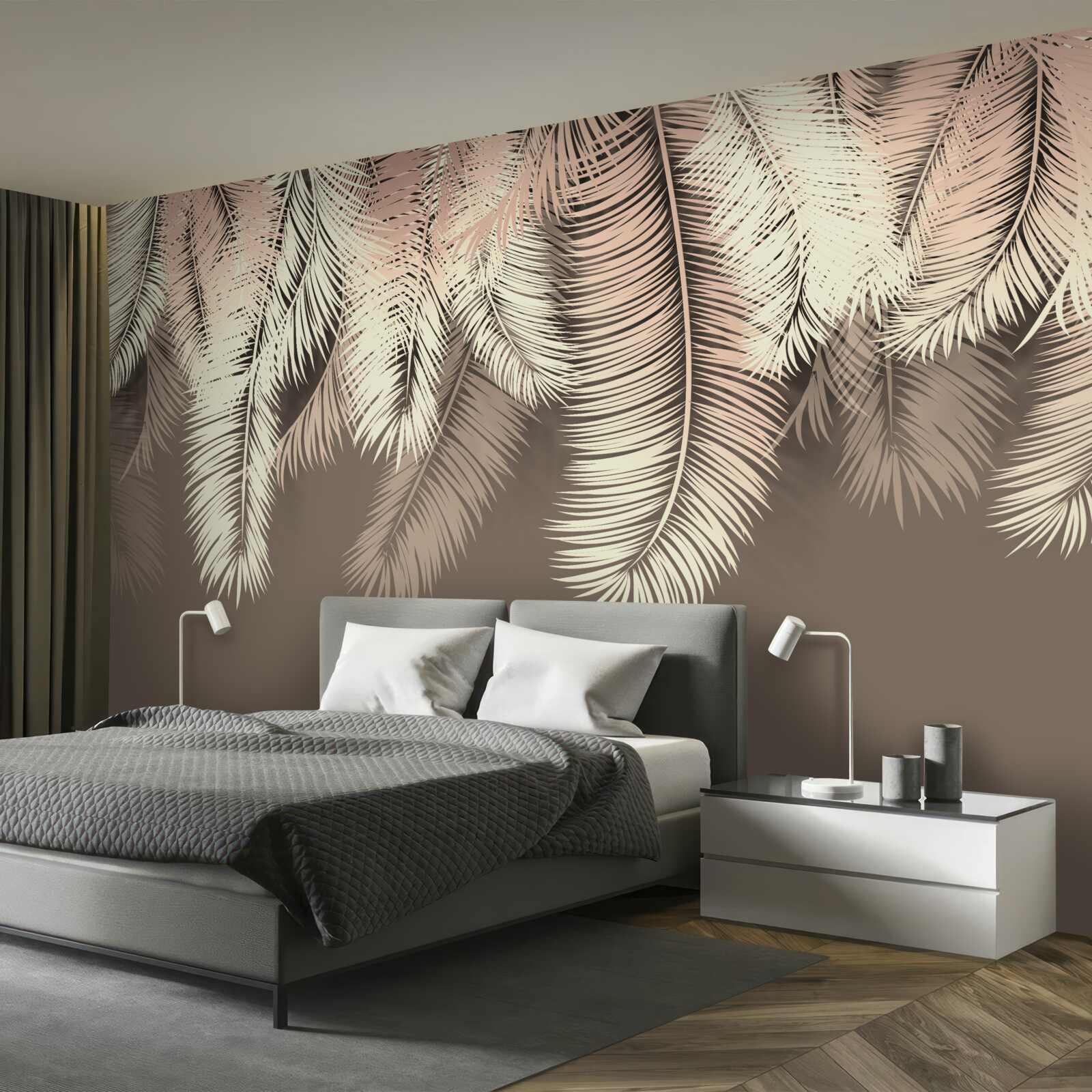 Fototapeta nadýchané listy visia dole