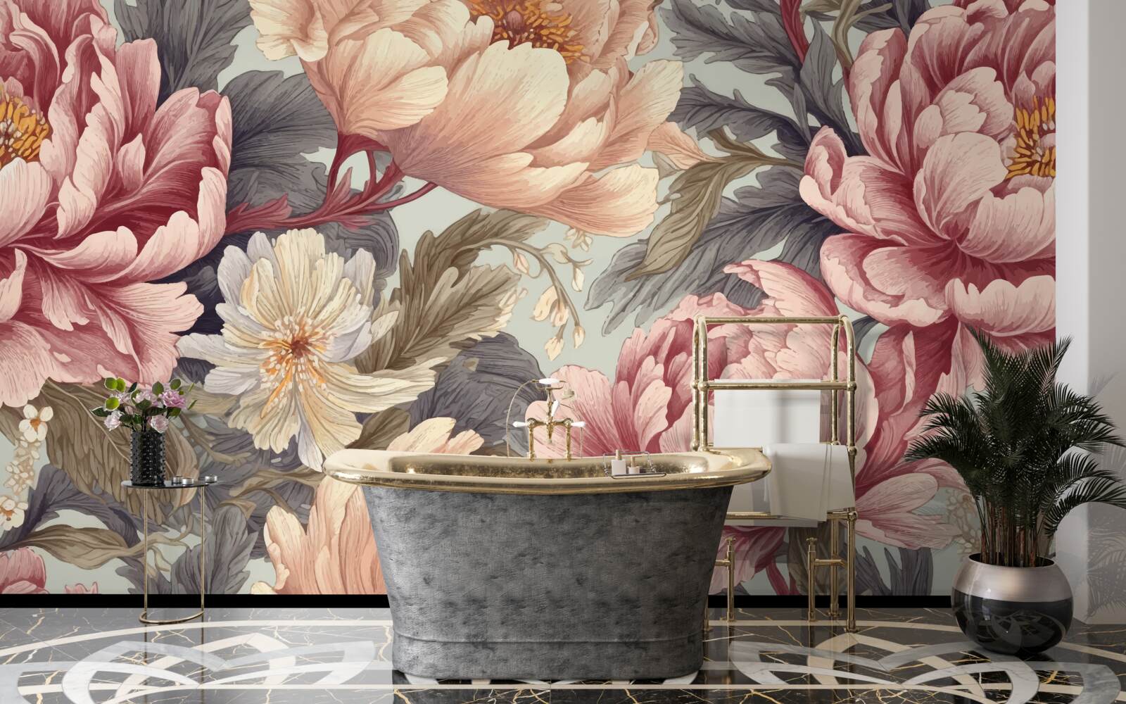 Fototapeta veľké kvety vo fáze púčikov