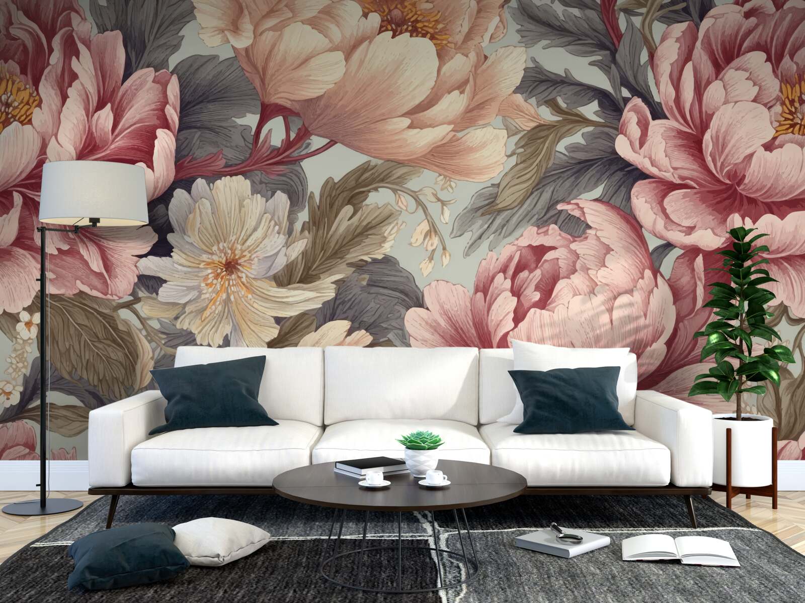 Fototapeta veľké kvety vo fáze púčikov