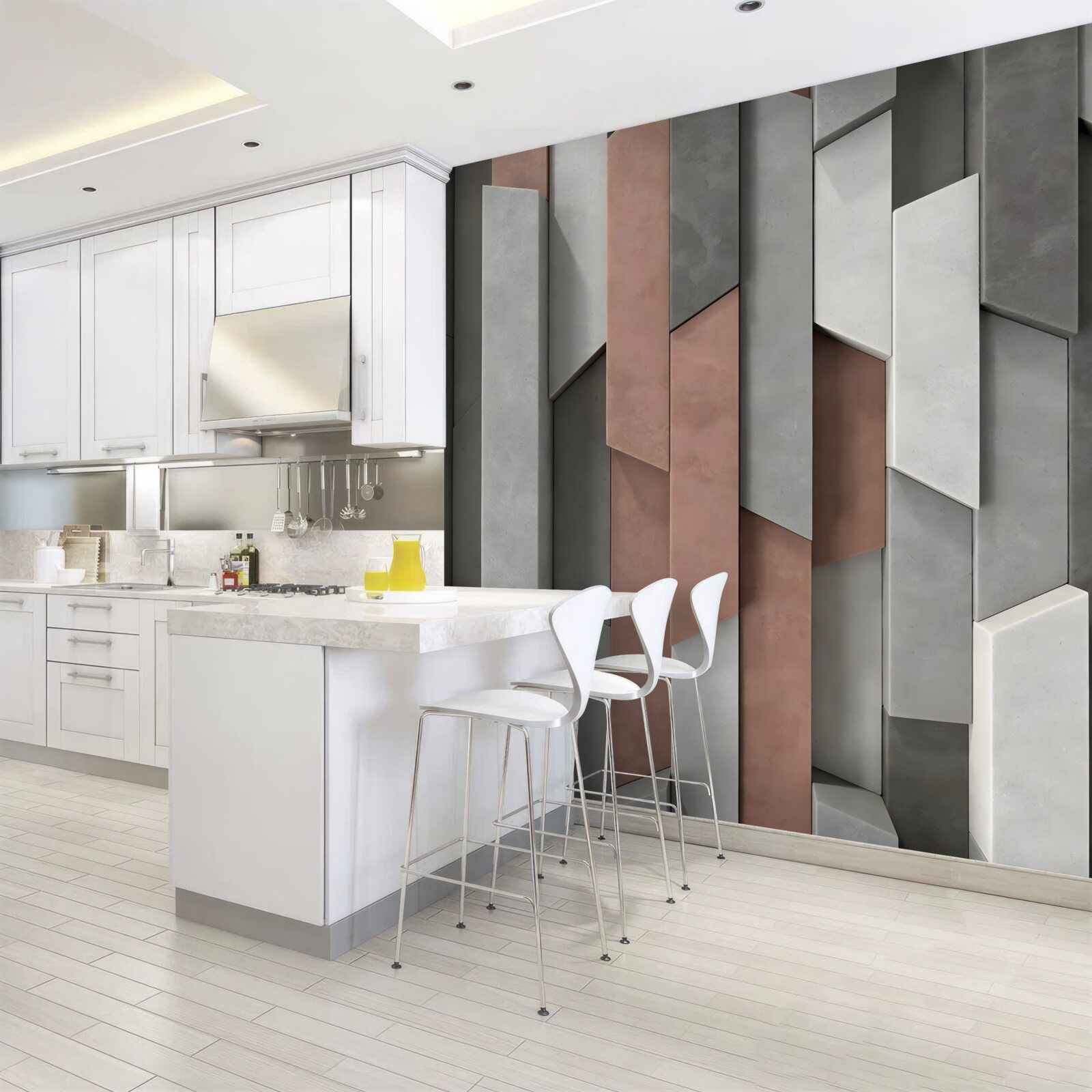 Fototapeta vertikálne tvary s objemom