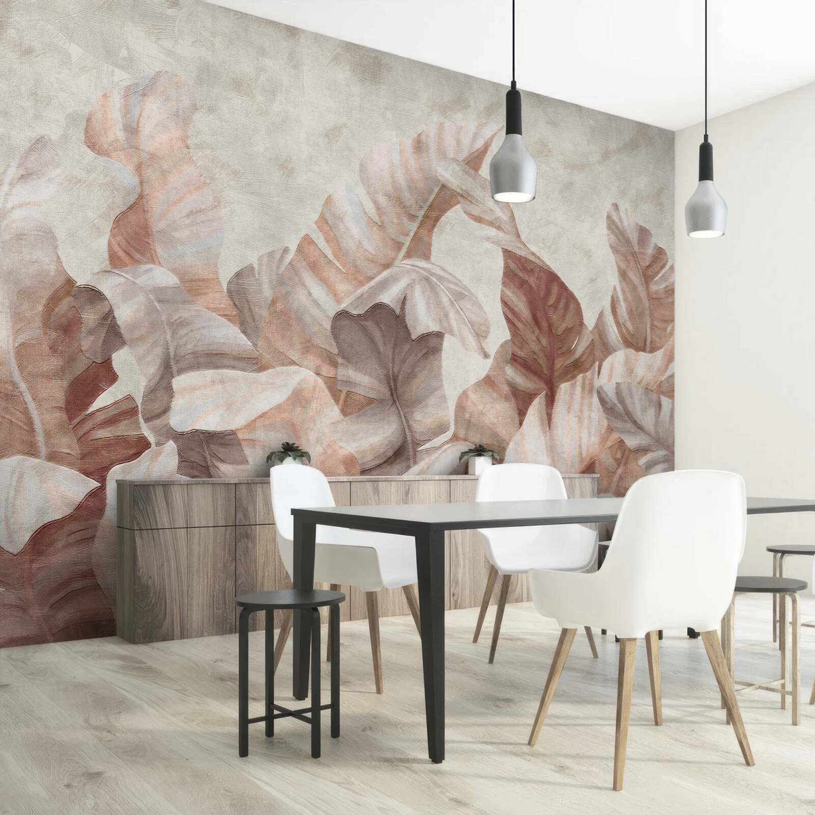 Fototapeta veľké listy tropických rastlín