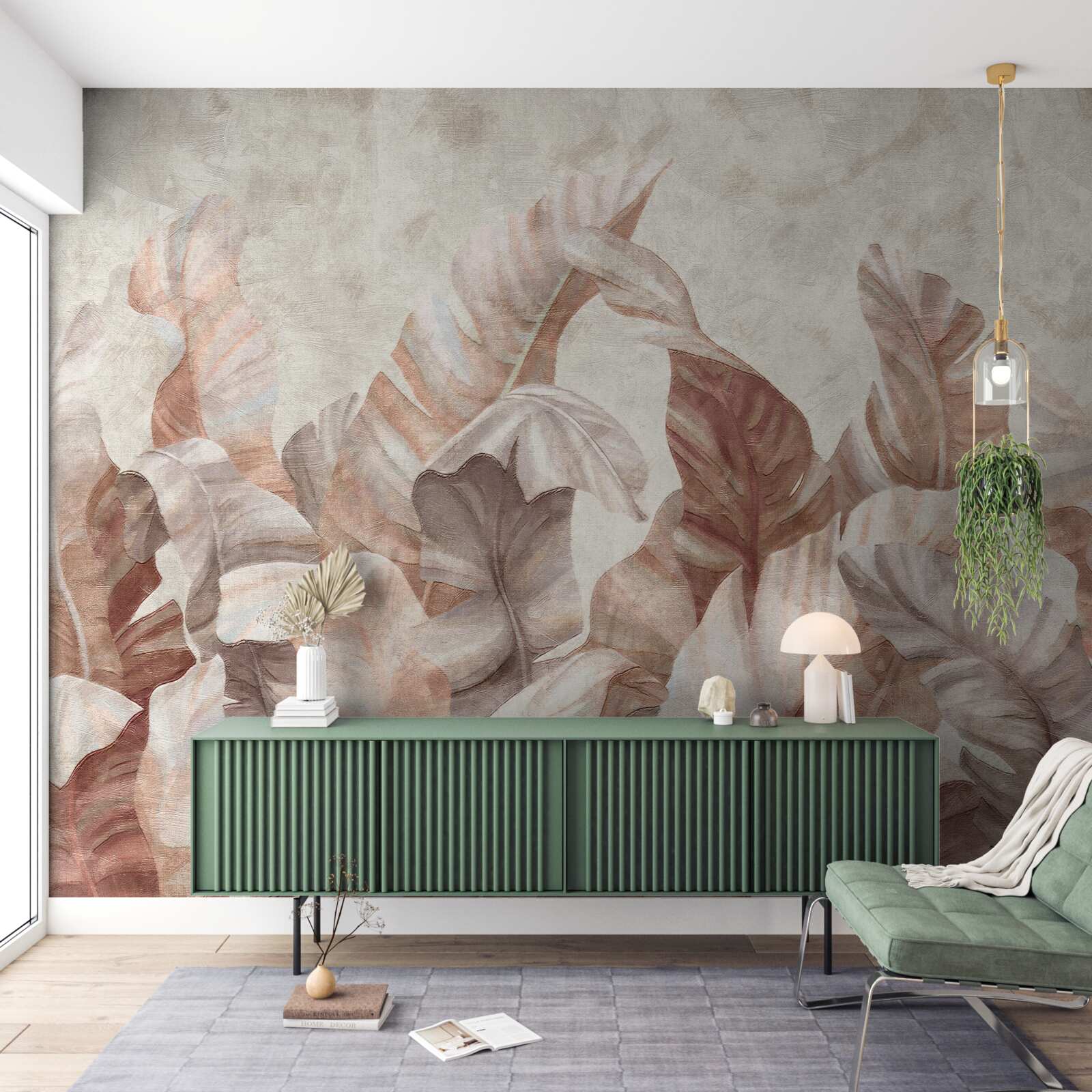 Fototapeta veľké listy tropických rastlín