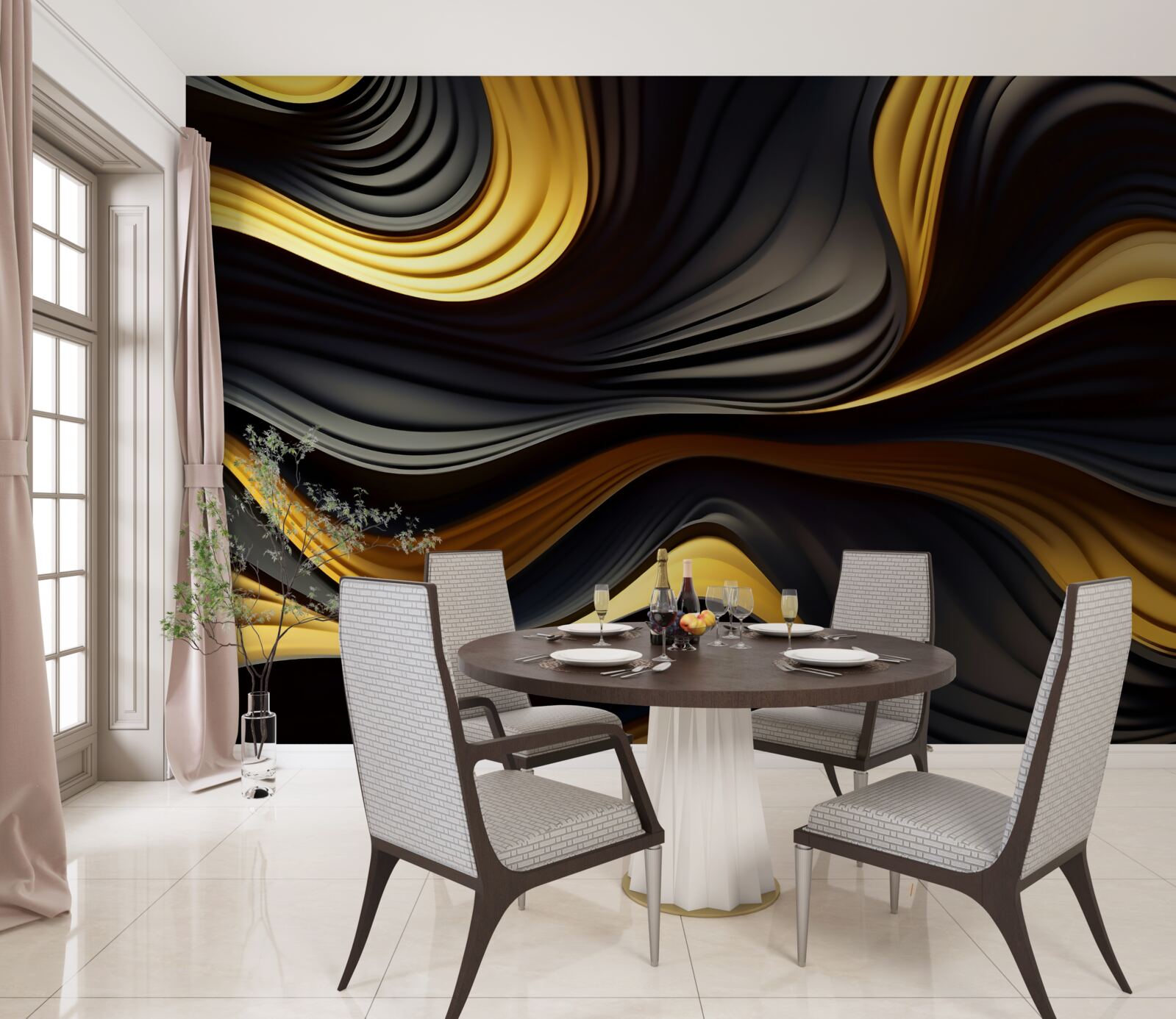 Fototapeta pece v púšti sú abstraktné