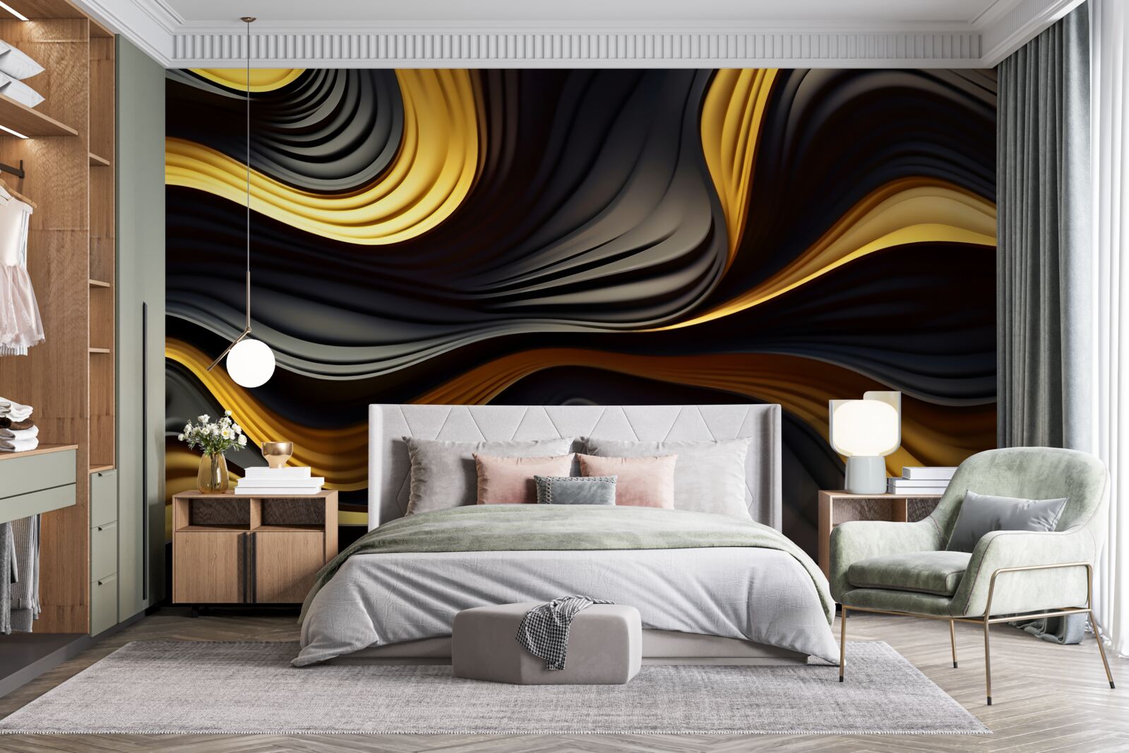 Fototapeta pece v púšti sú abstraktné