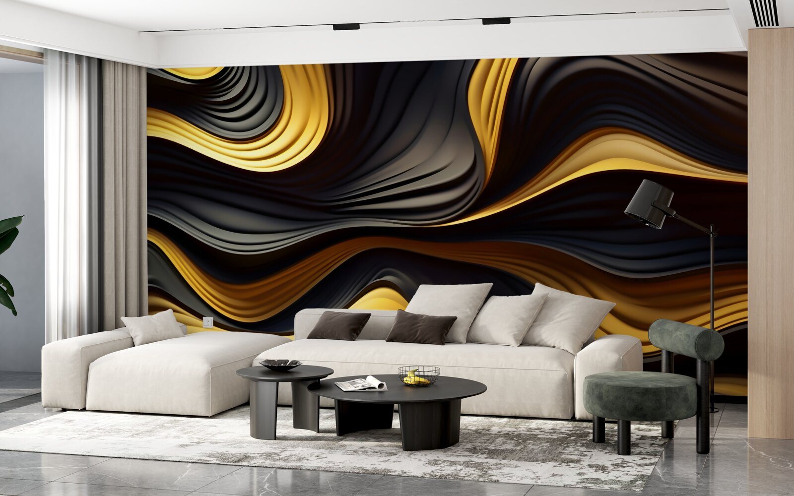 Fototapeta pece v púšti sú abstraktné