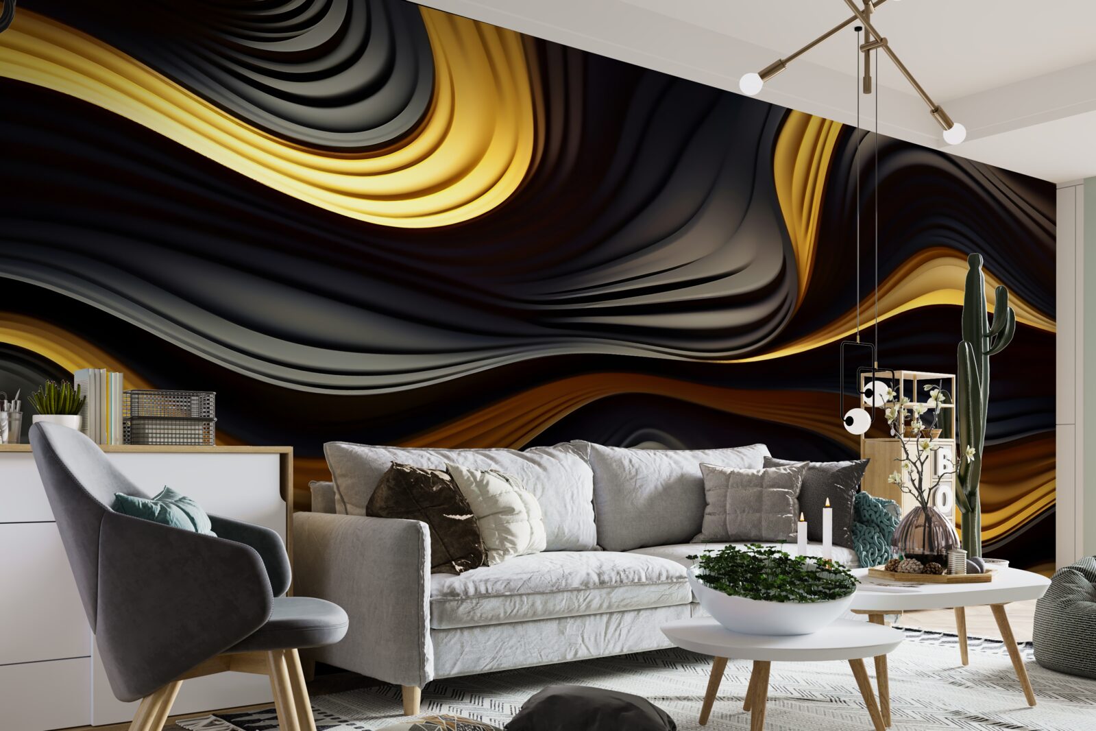 Fototapeta pece v púšti sú abstraktné