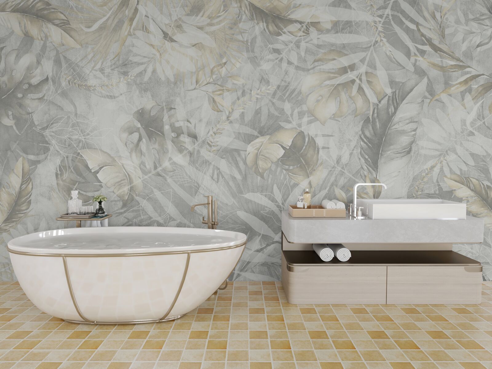 Fototapeta množstvo rastlín v džungli