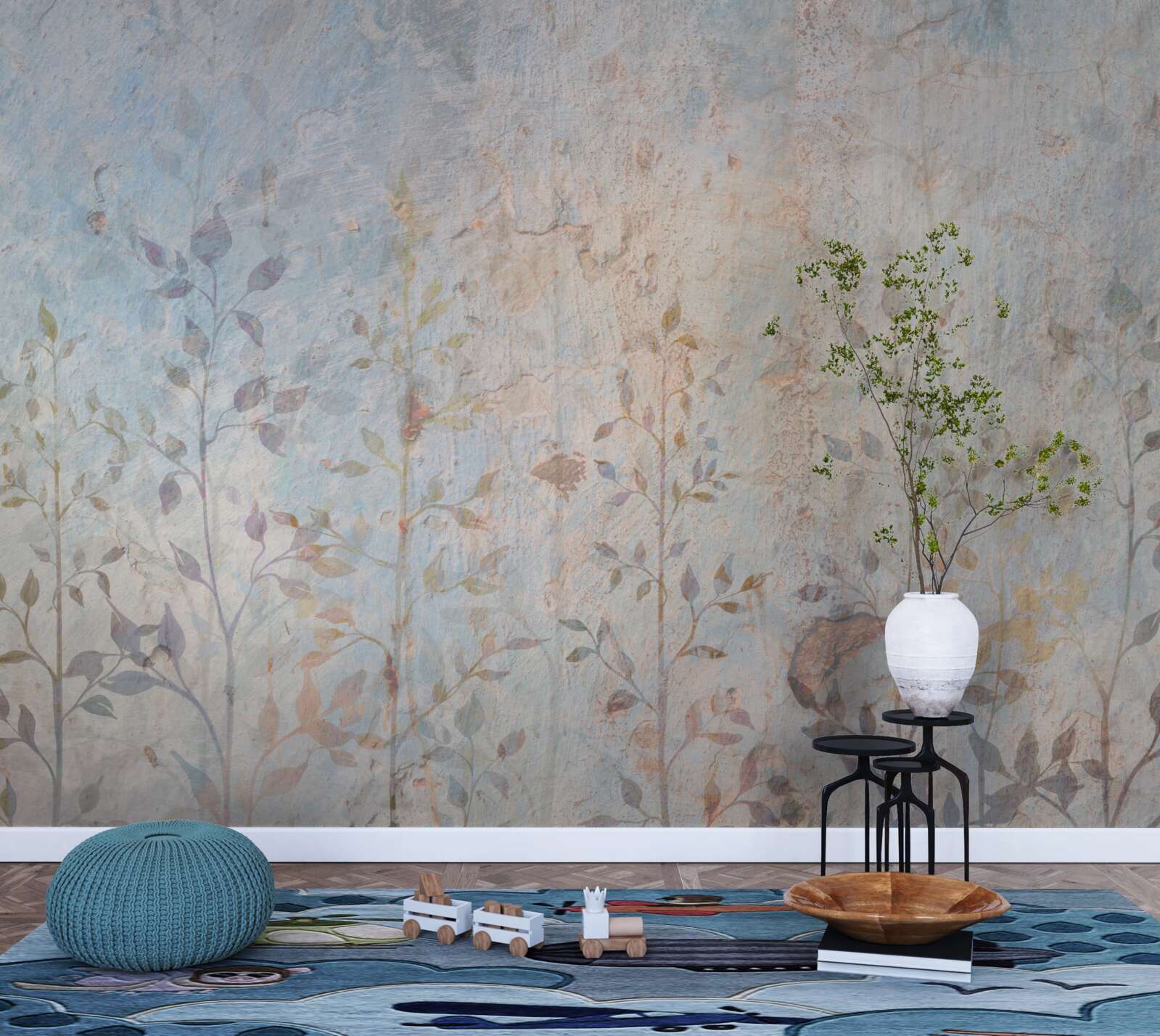 Fototapeta štíhle konáre ako akvarel